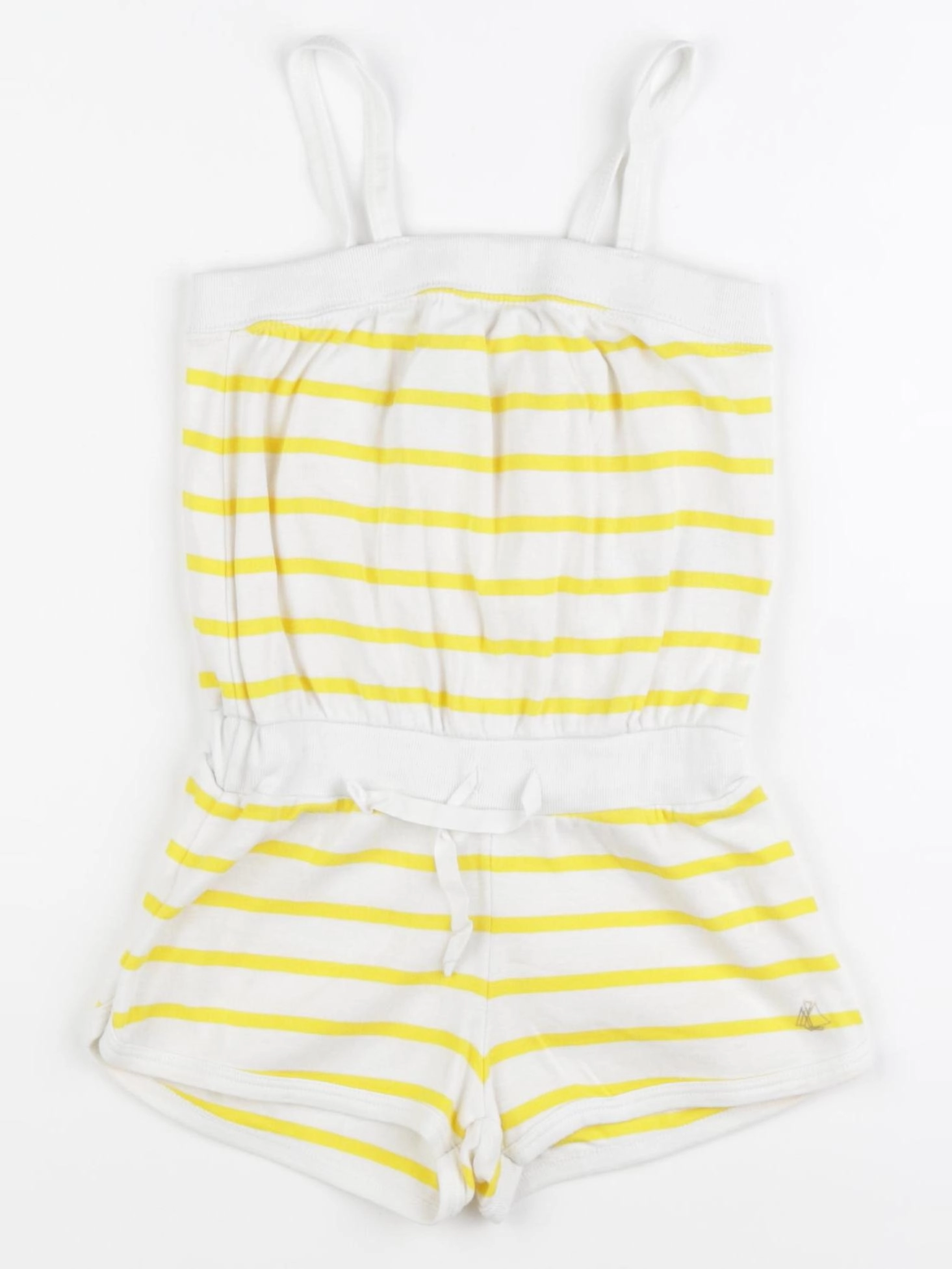 Petit Bateau - combinaison blanc, jaune - 5 ans