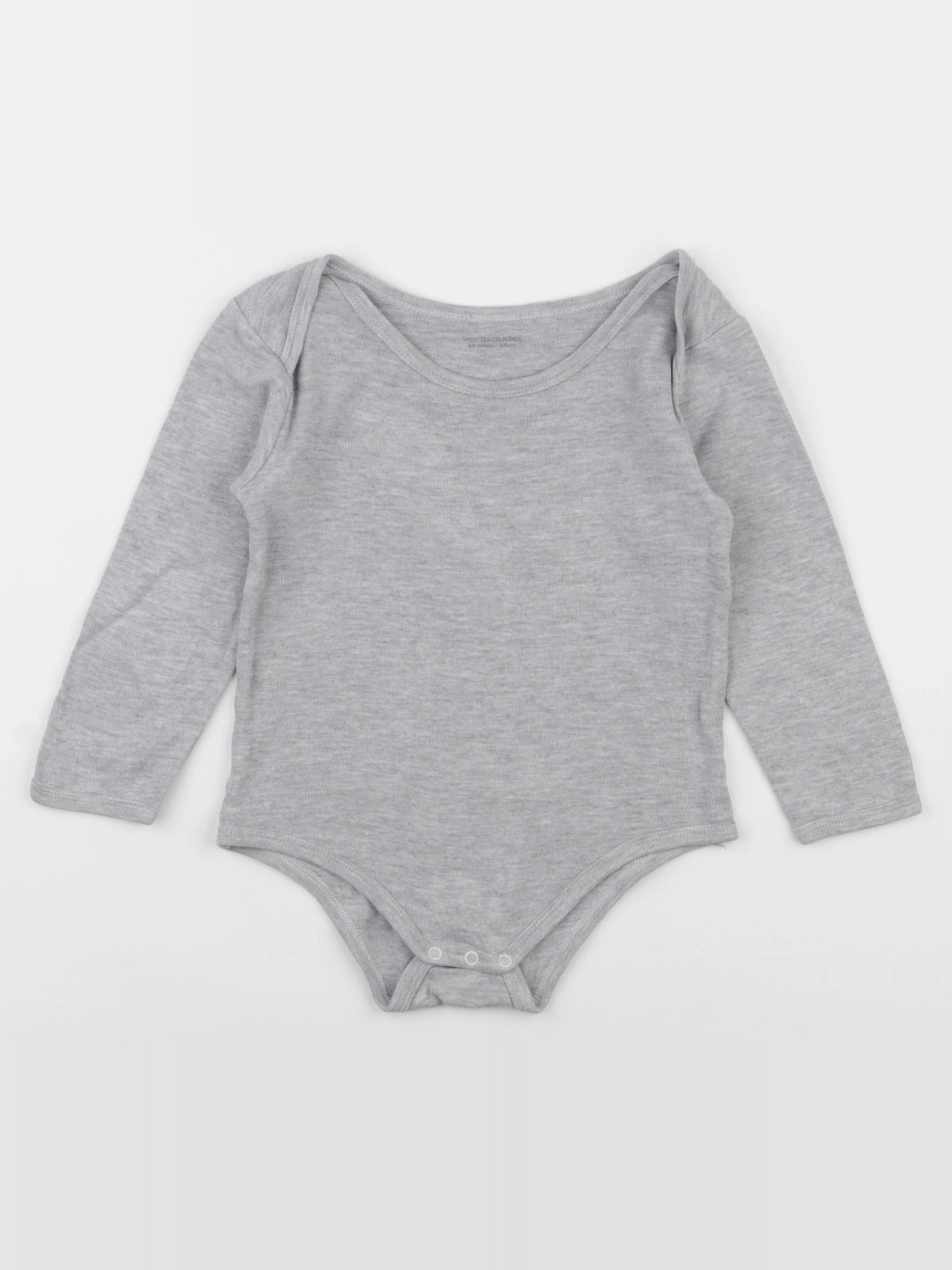 Vertbaudet - body gris - 36 mois