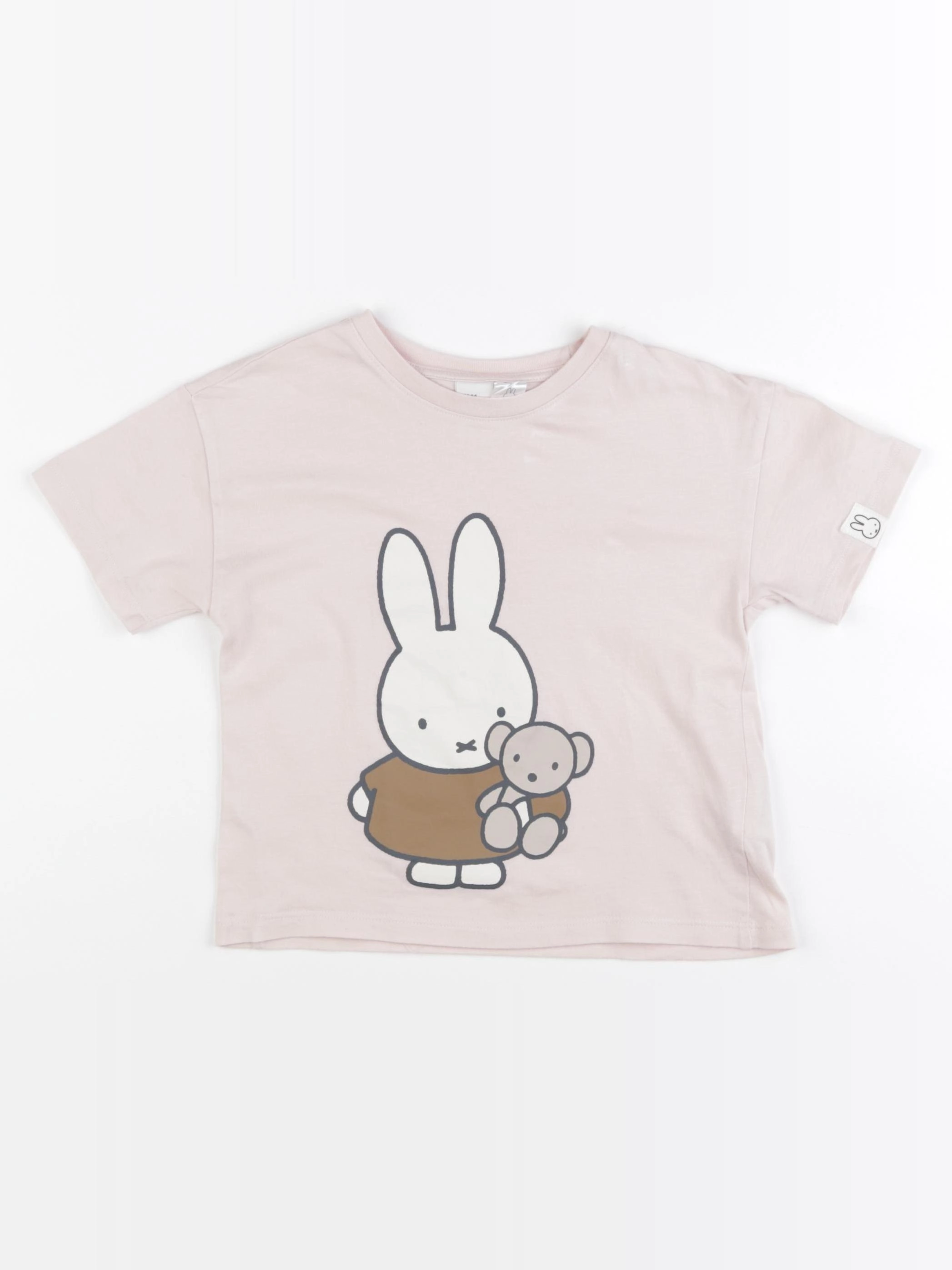 H&M - tee-shirt rose - 2/3 ans