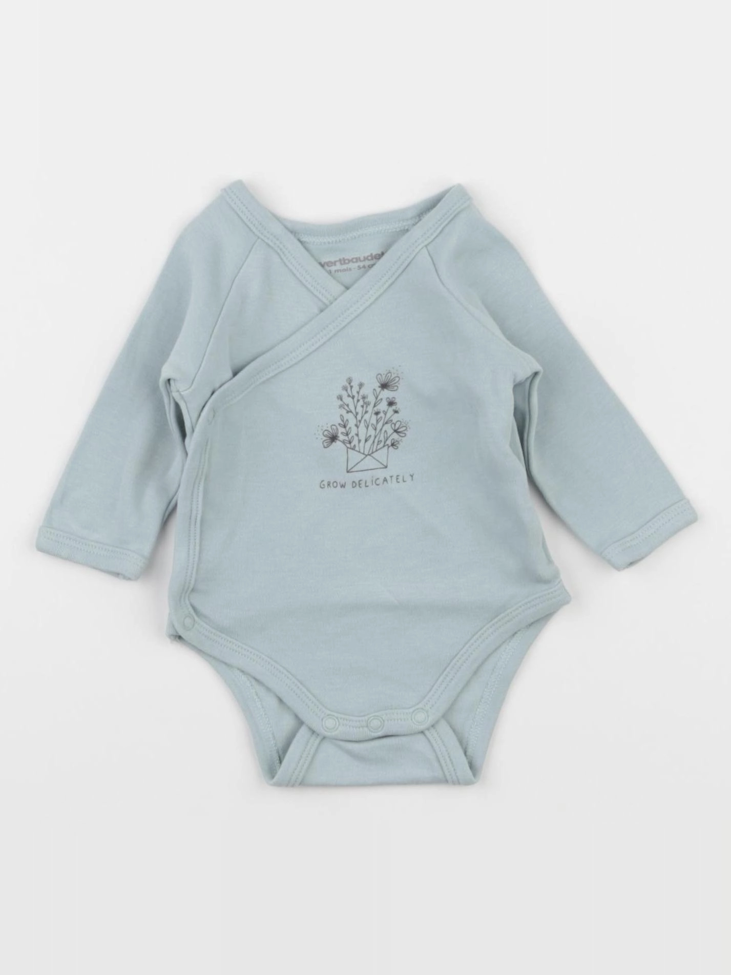 Vertbaudet - body vert - 1 mois