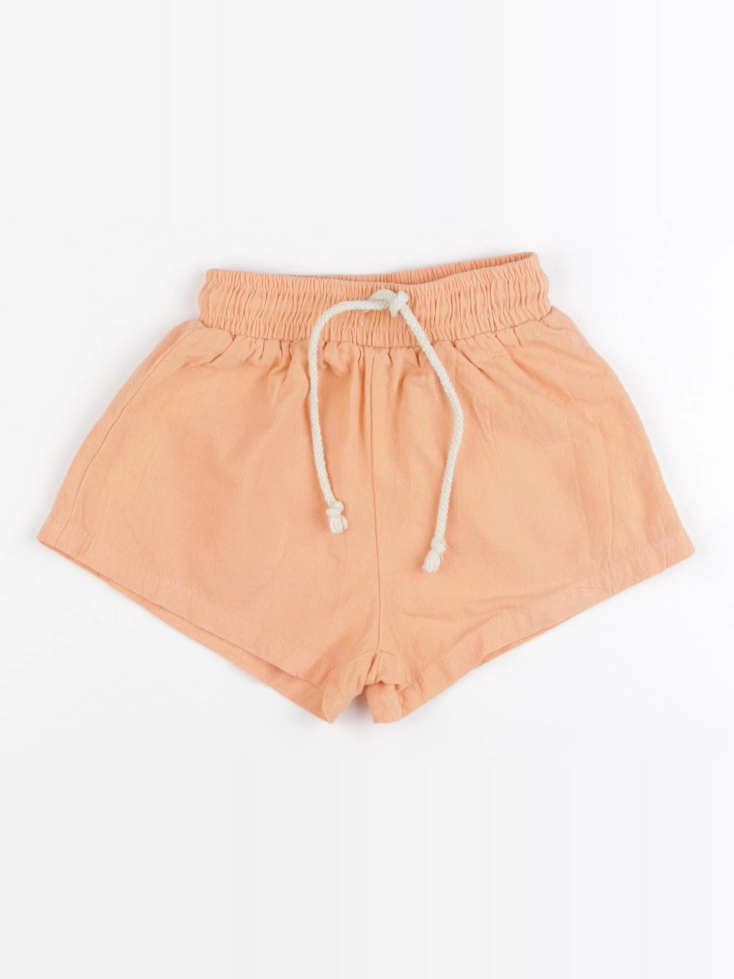 Gamin gamine - short orange - 2 ans