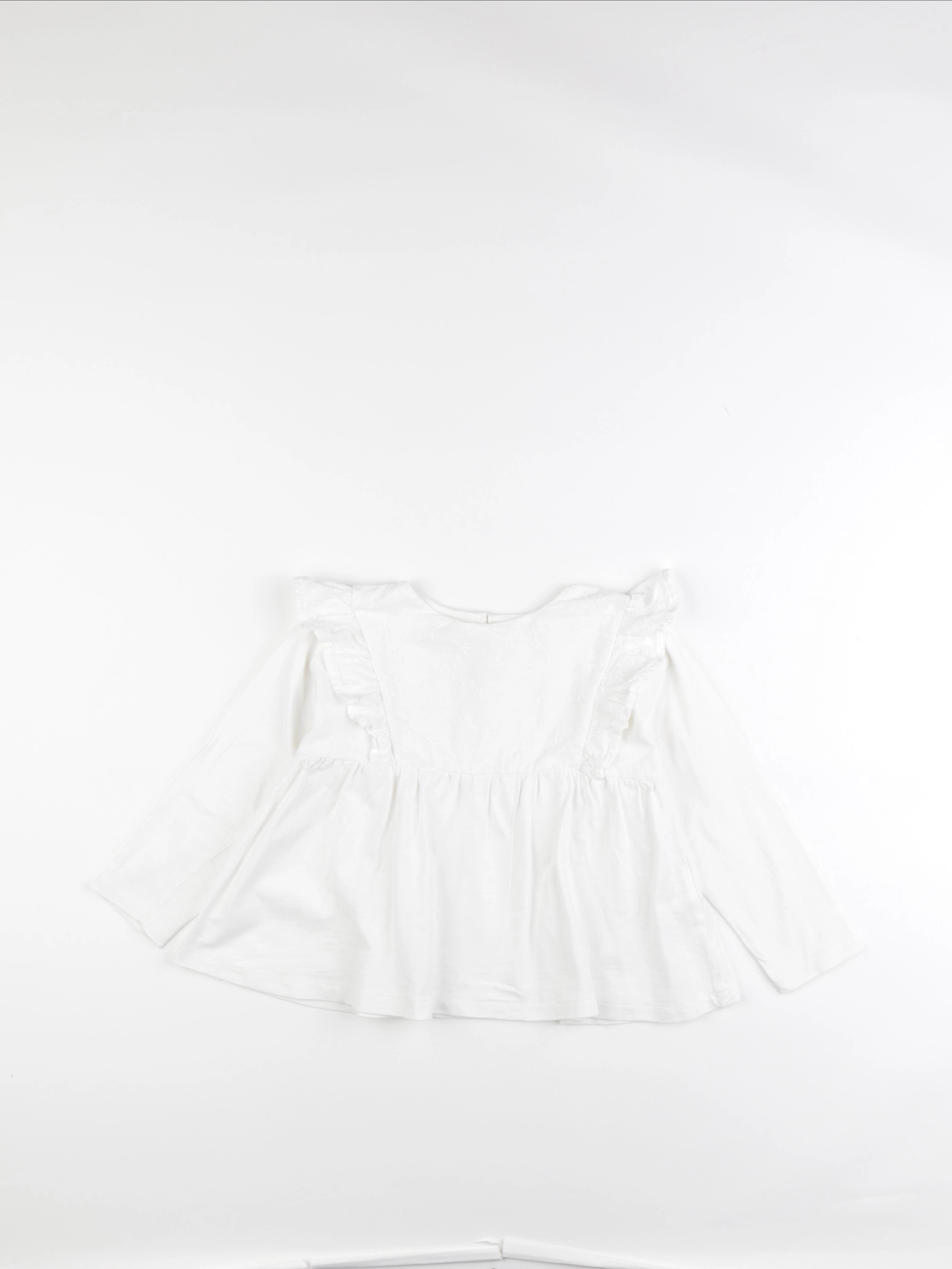 Zara - tee-shirt blanc - 4/5 ans