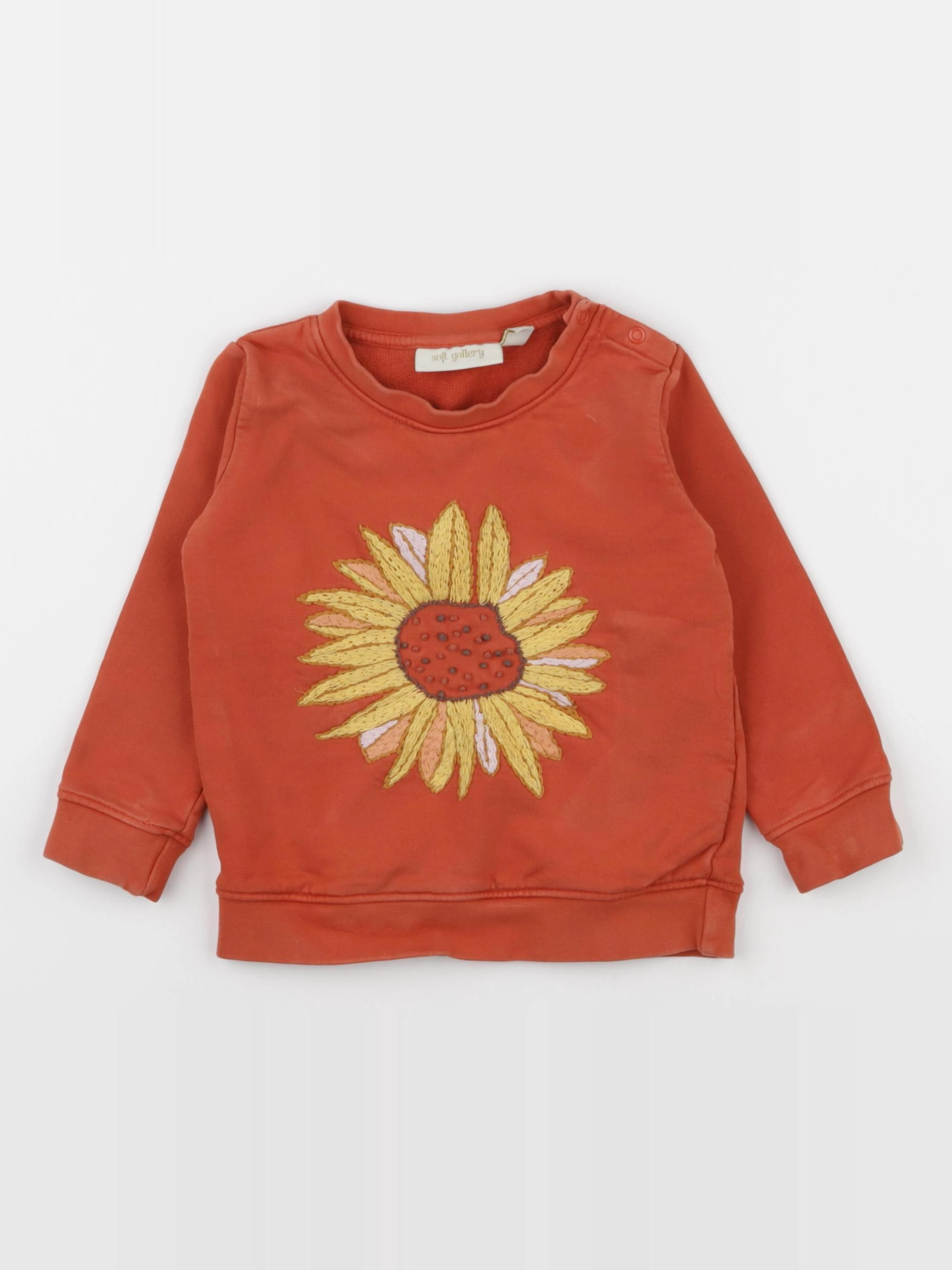 Soft Gallery - sweat orange - 24 mois