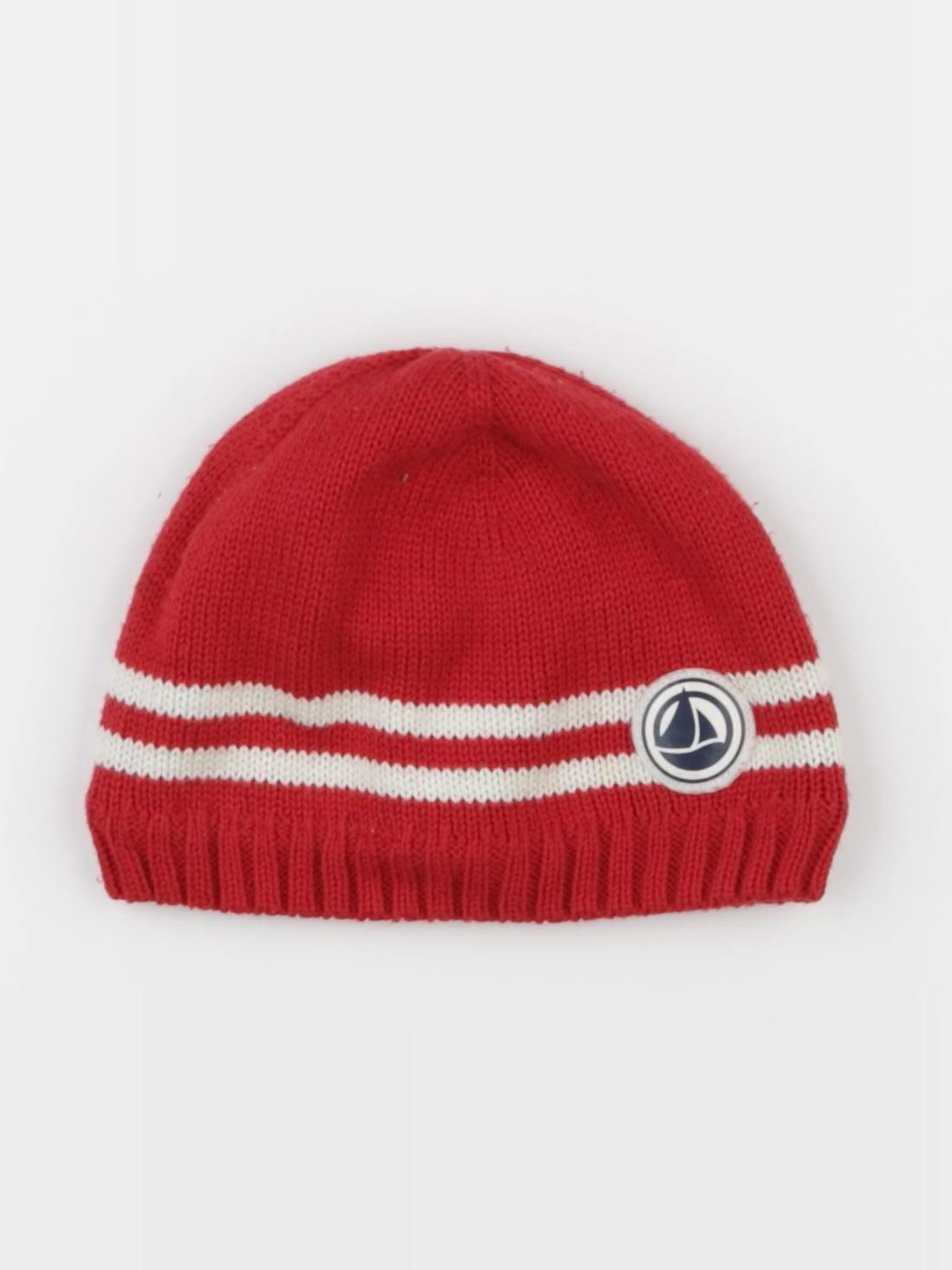 Petit Bateau - bonnet rouge - 24/36 mois