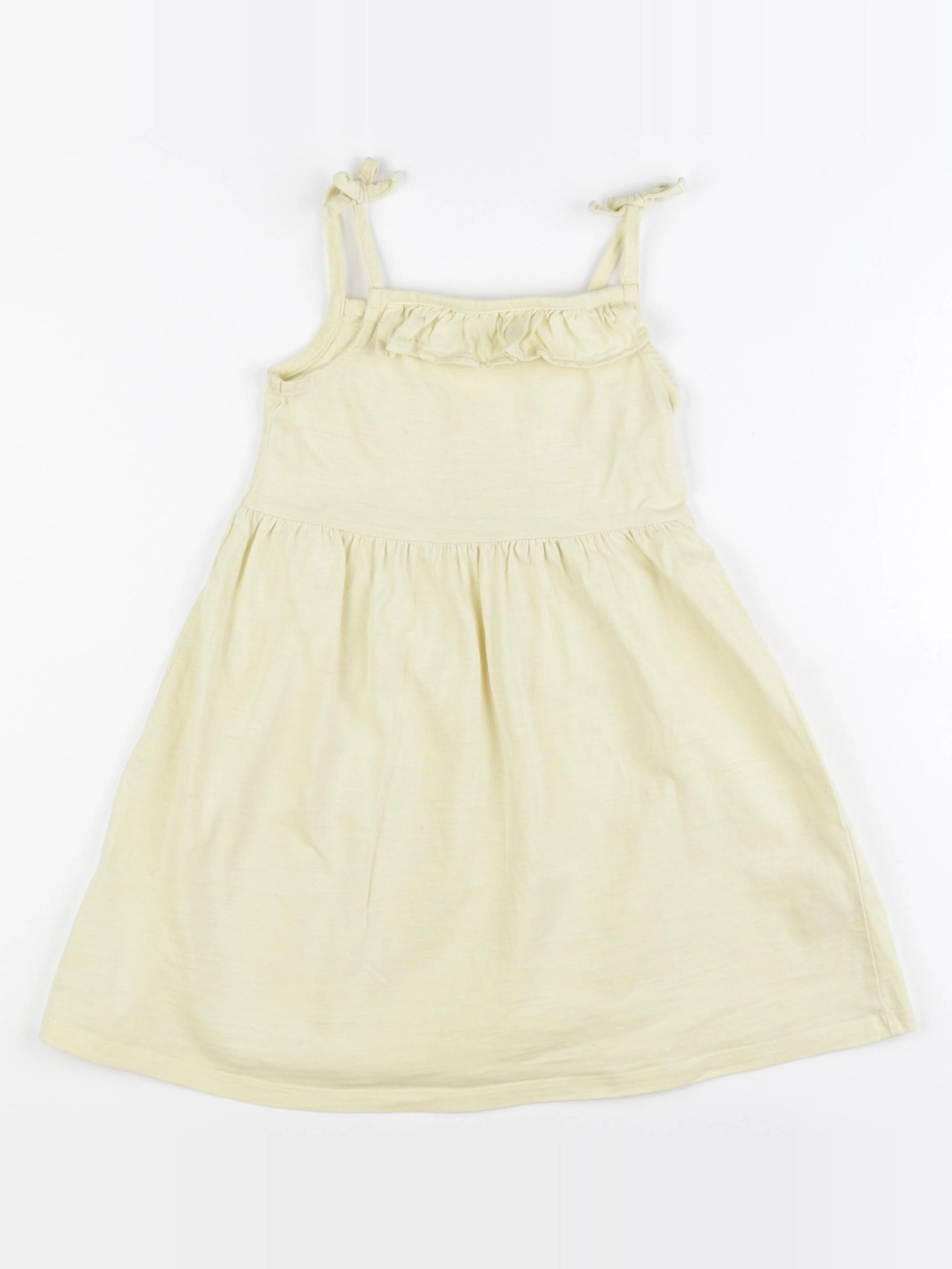 Vertbaudet - robe jaune - 6 ans