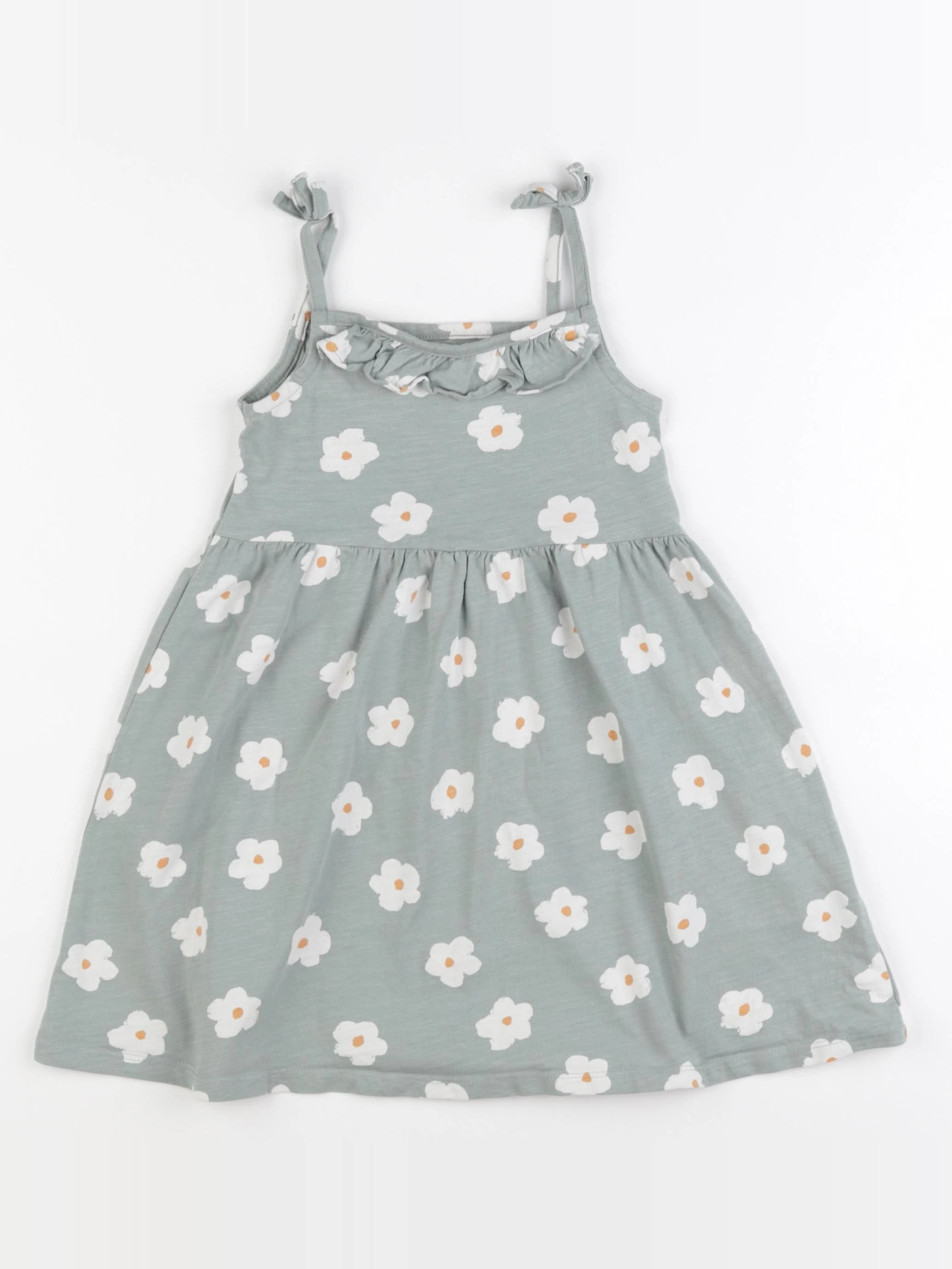 Vertbaudet - robe vert - 4 ans