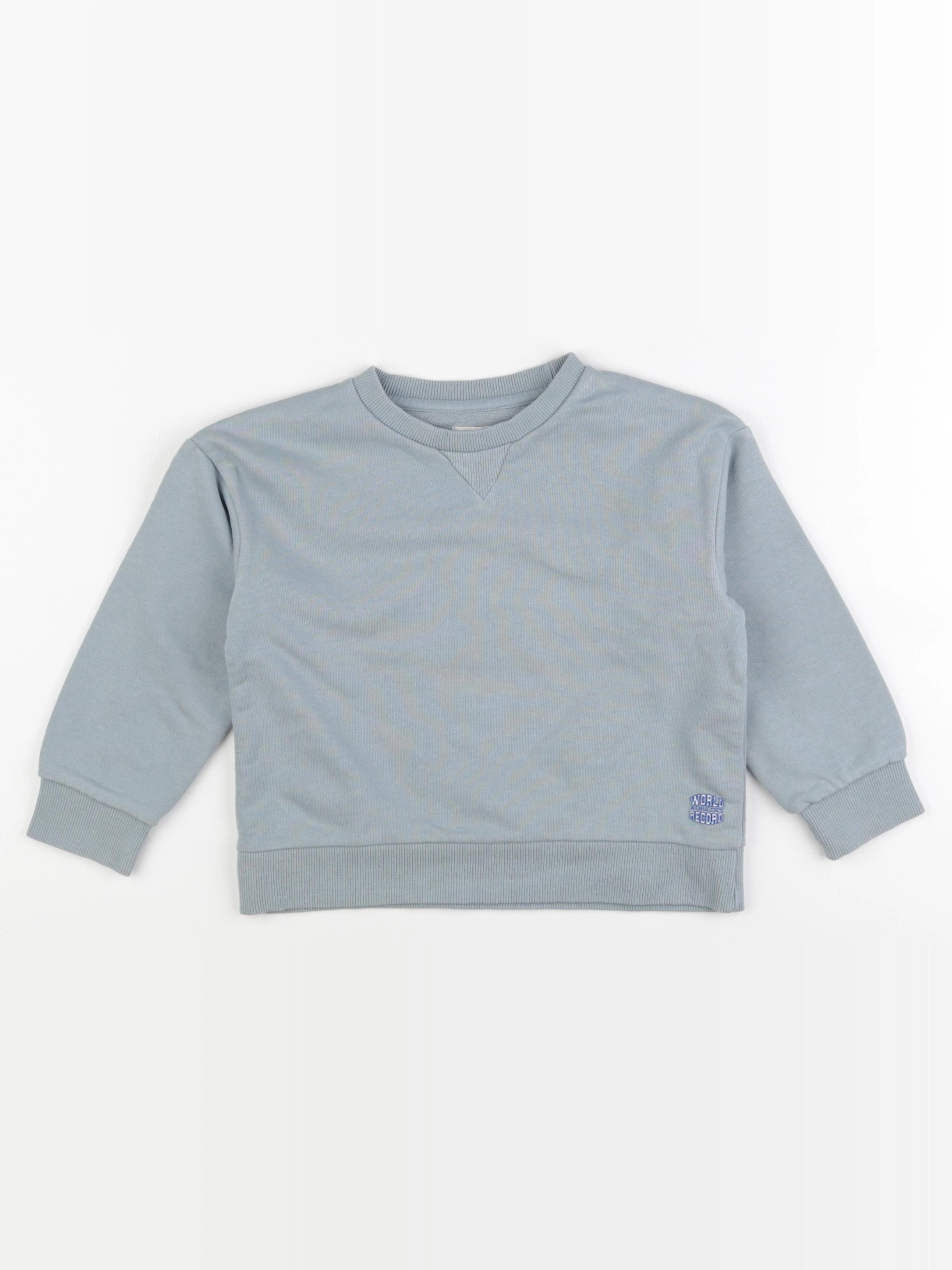 Vertbaudet - sweat bleu - 4 ans