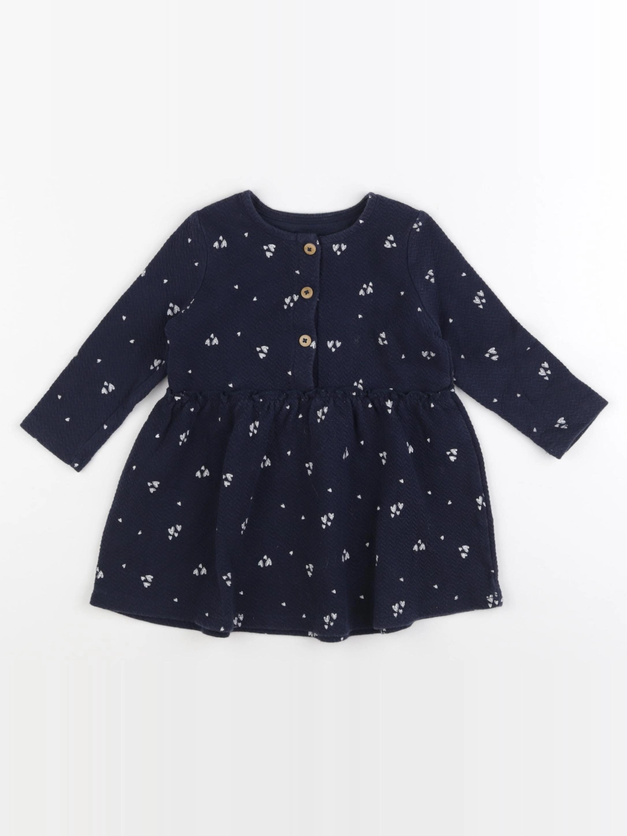 Vertbaudet - robe bleu - 2 ans
