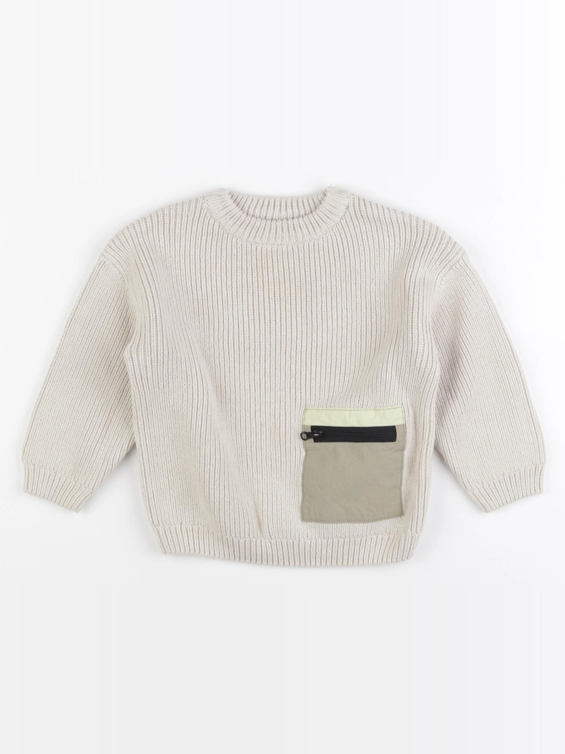 Zara - pull beige - 18/24 mois
