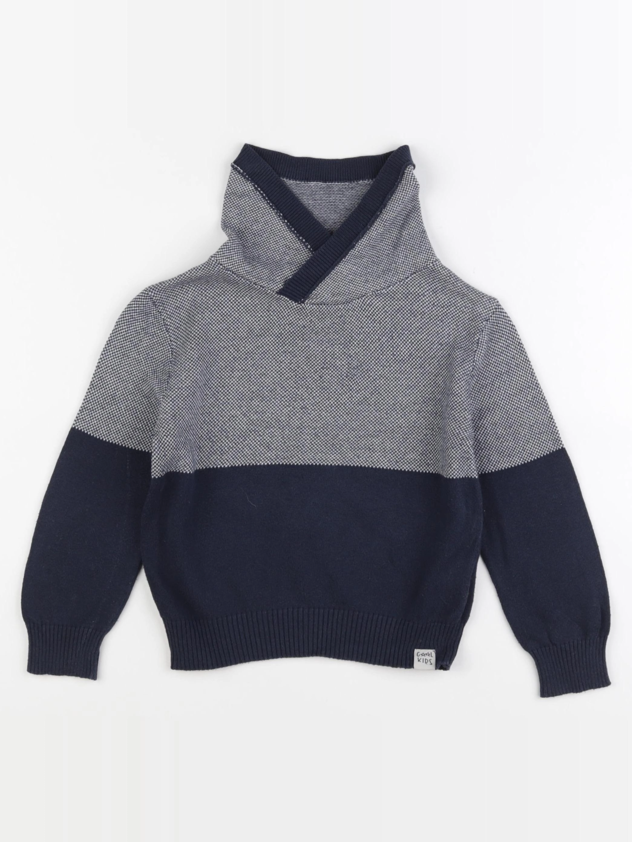 Vertbaudet - pull bleu - 4 ans