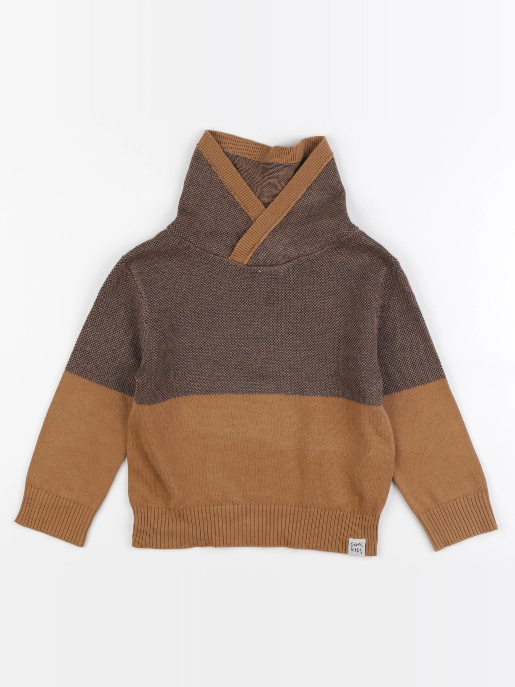 Vertbaudet - pull marron - 4 ans