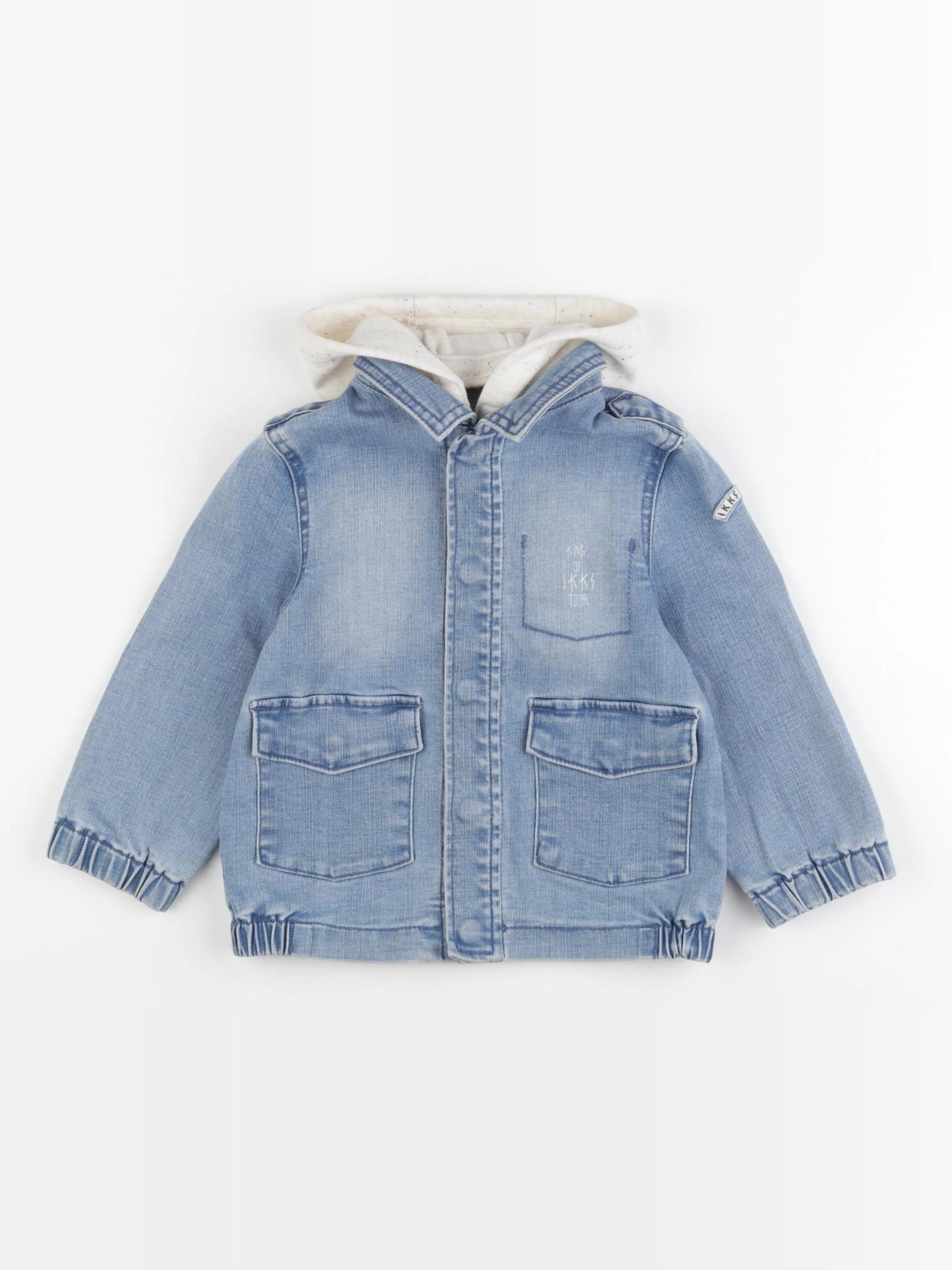 IKKS - veste imprimé au dos bleu - 2 ans