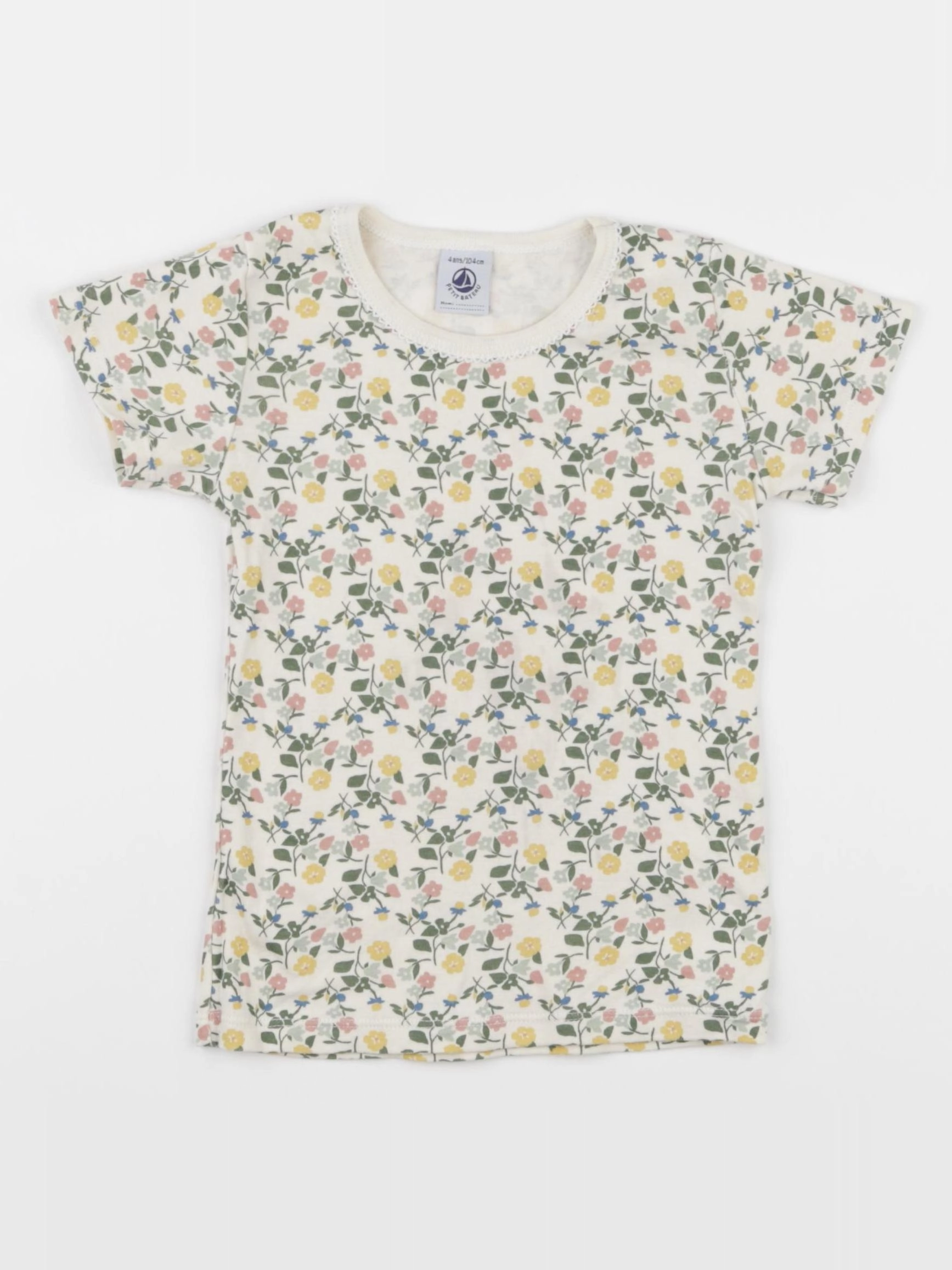 Petit Bateau - maillot de corps multicolore - 4 ans