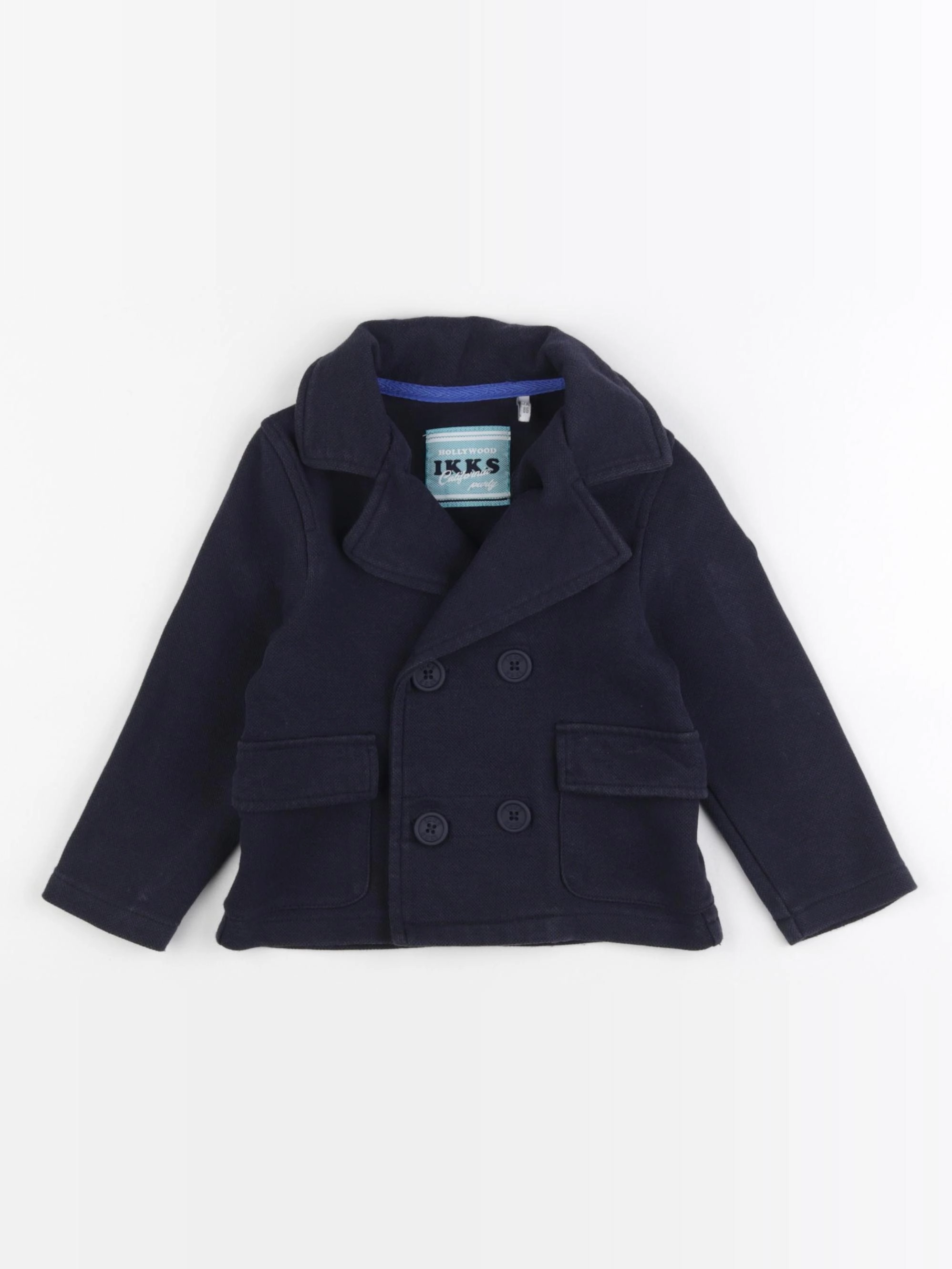 IKKS - veste imprimé au dos bleu - 2 ans