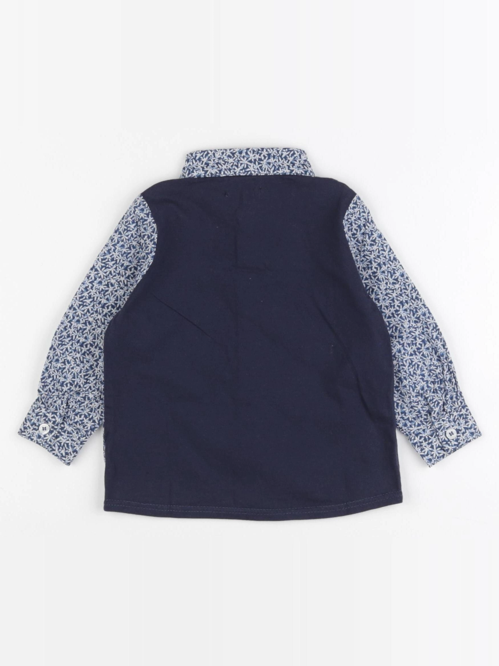 IKKS - chemise bleu - 12 mois