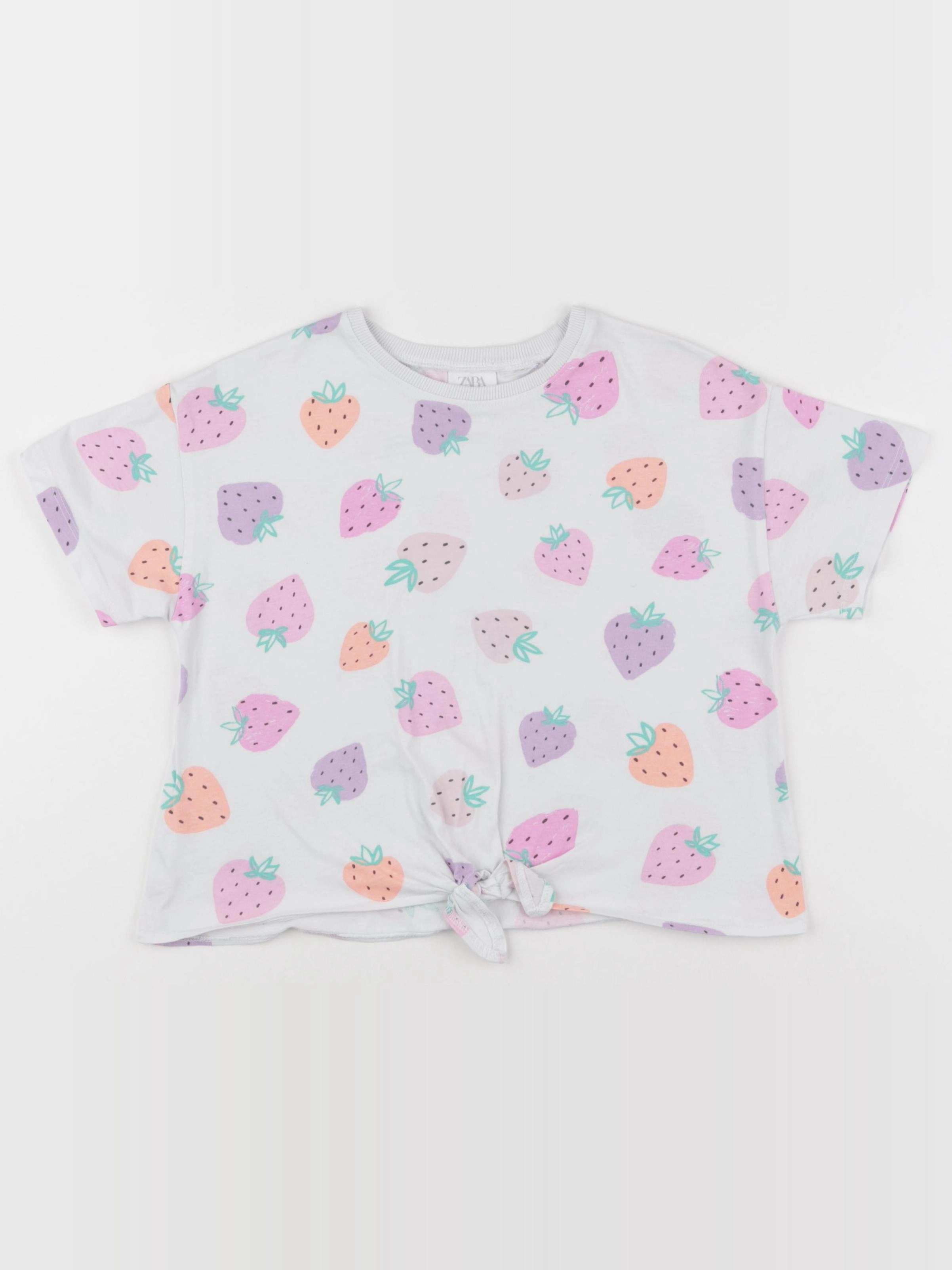 Zara - tee-shirt multicolore - 5/6 ans