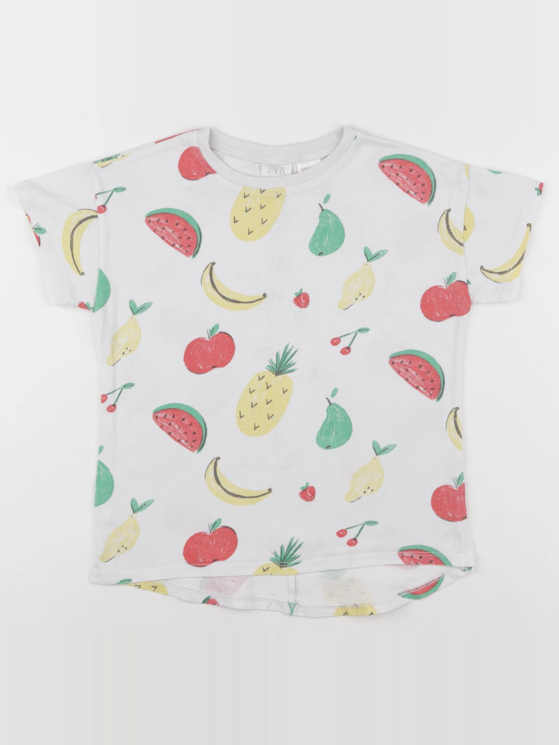 Zara - tee-shirt multicolore - 4/5 ans
