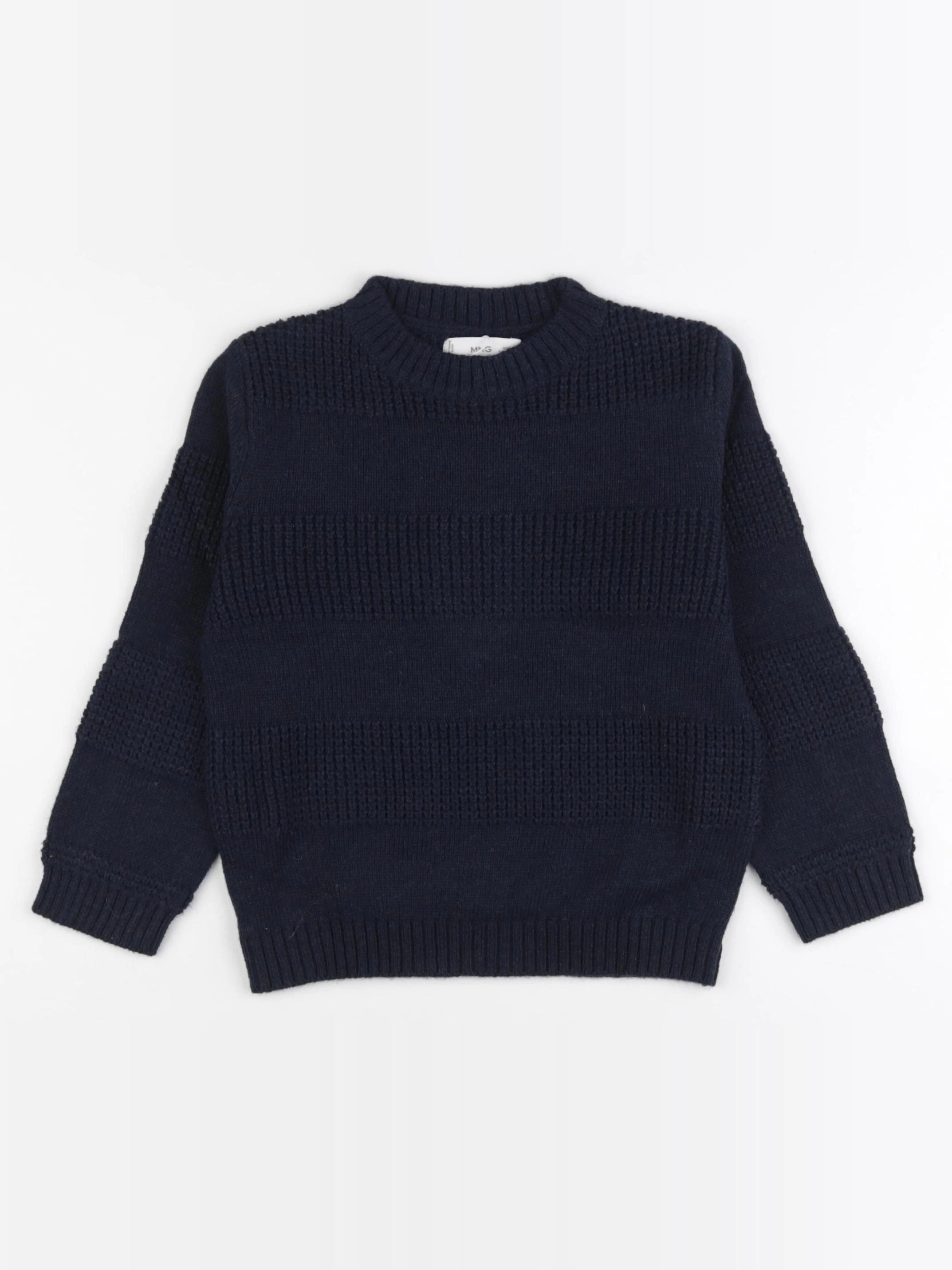 Mango - pull bleu - 5/6 ans