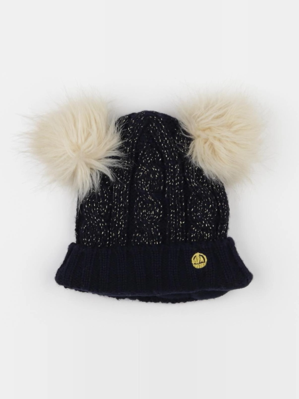 Petit Bateau - bonnet bleu - 4/5 ans