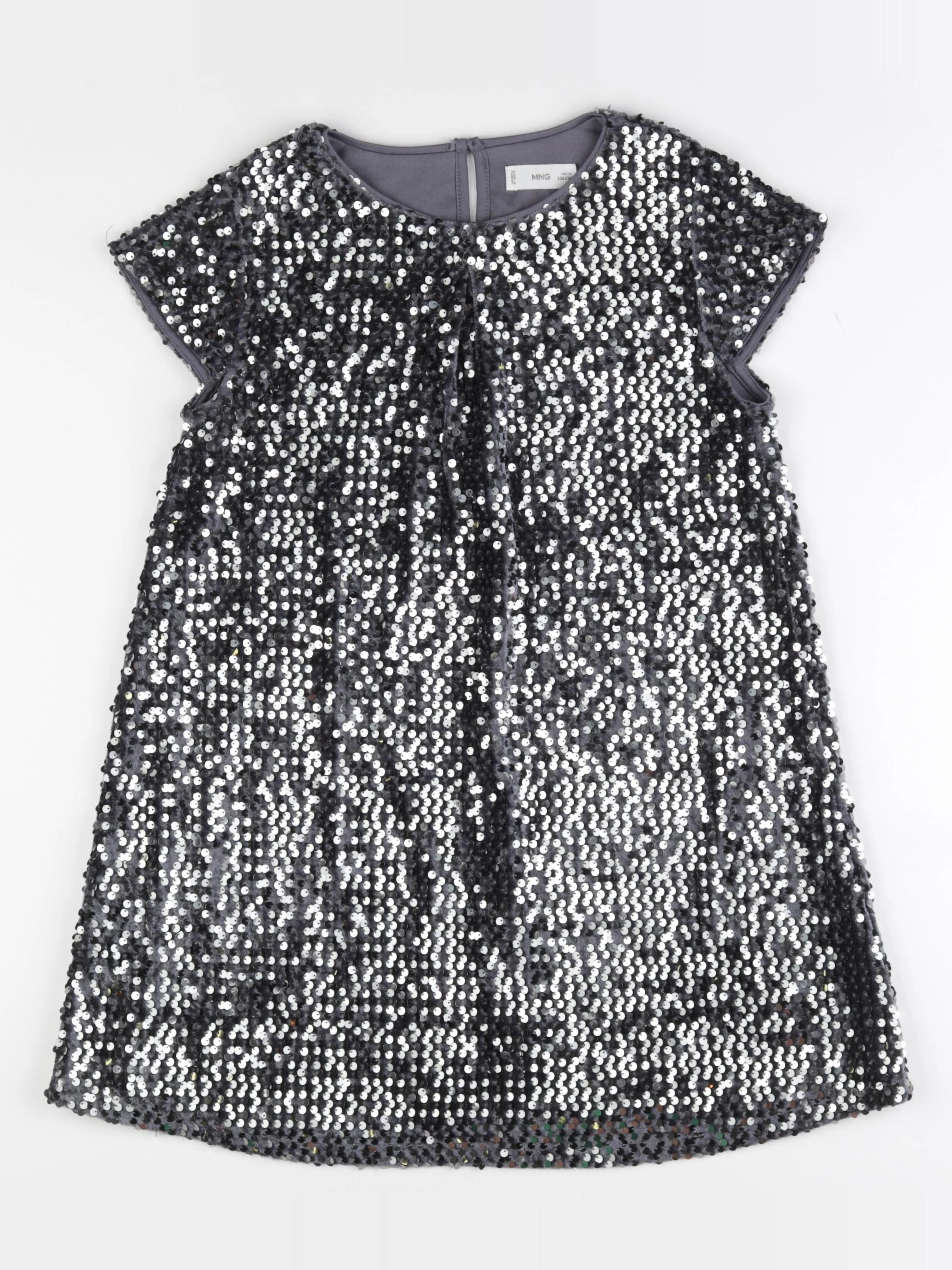 Mango - robe gris - 7/8 ans