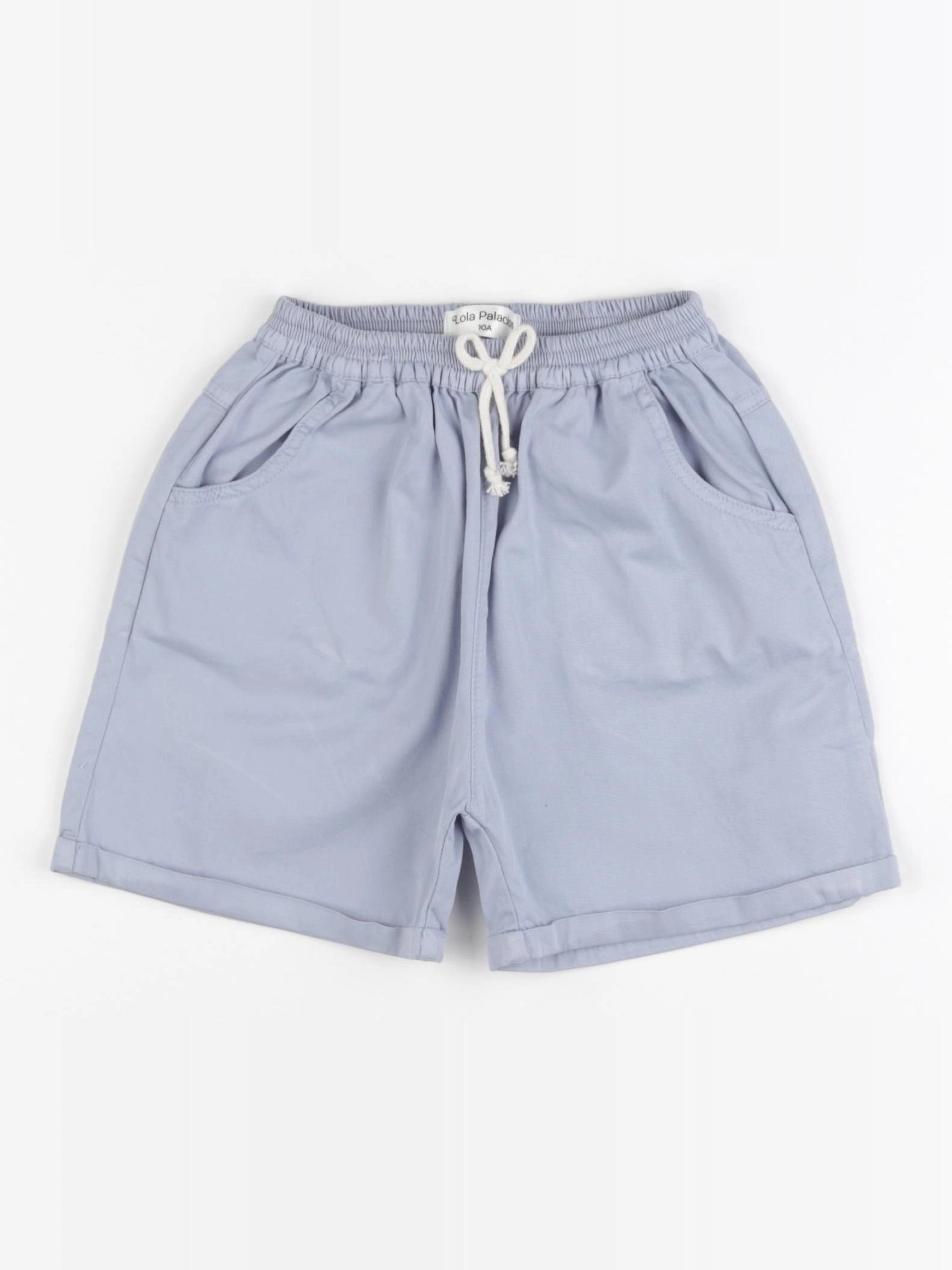 Lola Palacios - short bleu - 10 ans