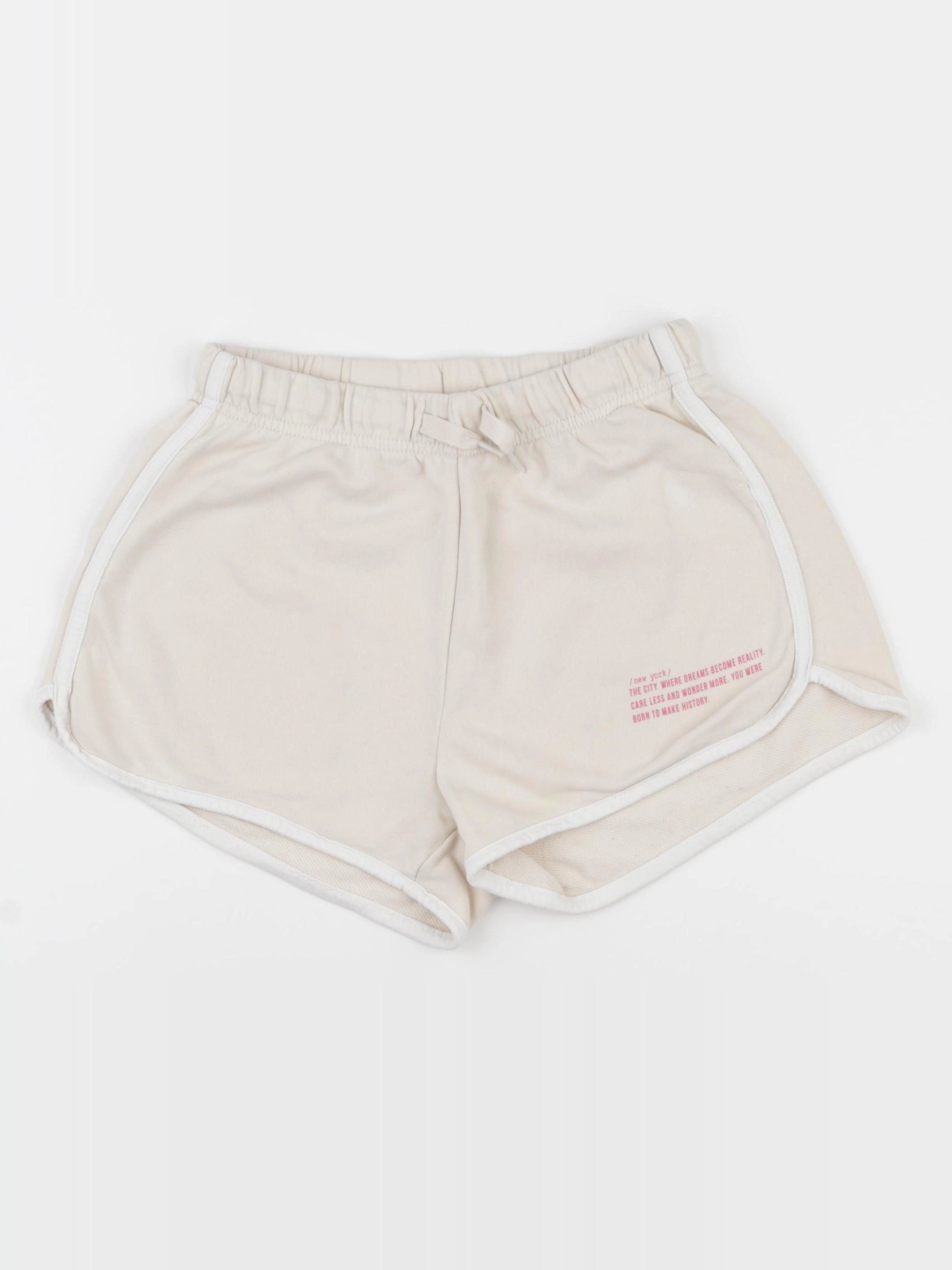 H&M - short beige - 11/12 ans