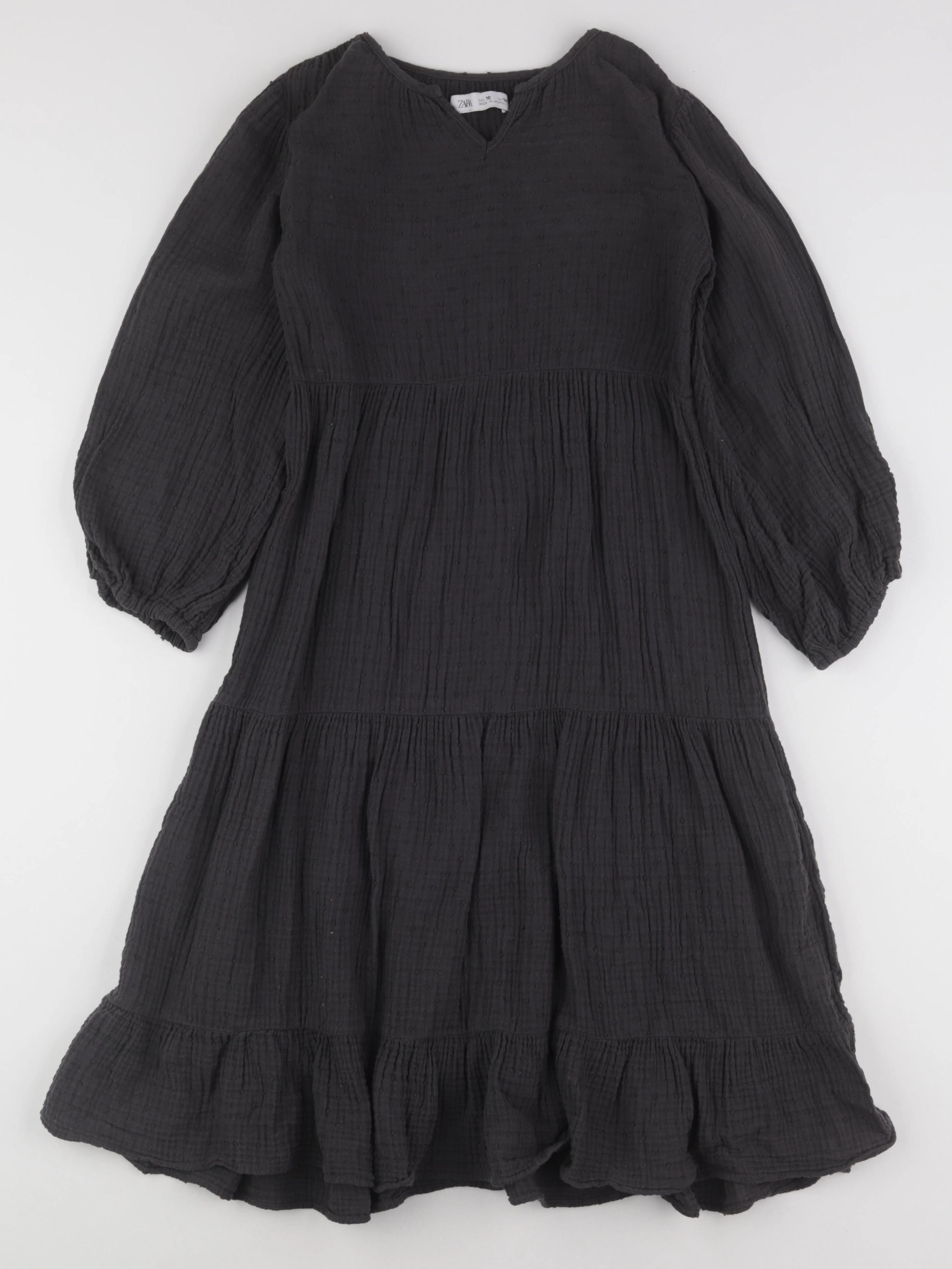 Zara - robe noir - 10 ans