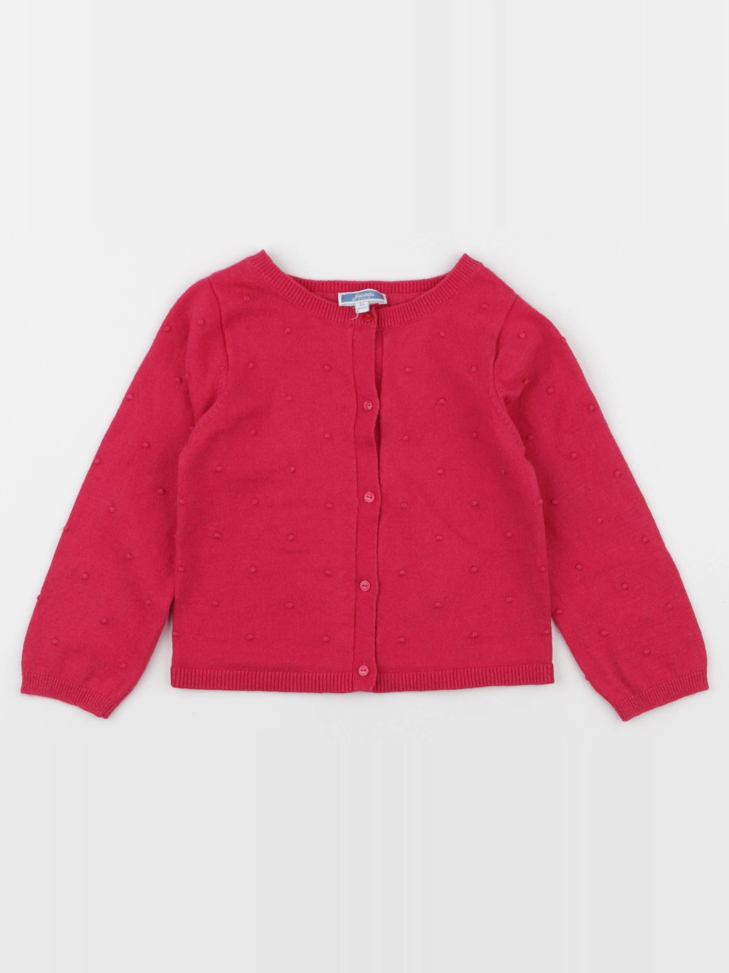 Jacadi - gilet rose - 4 ans