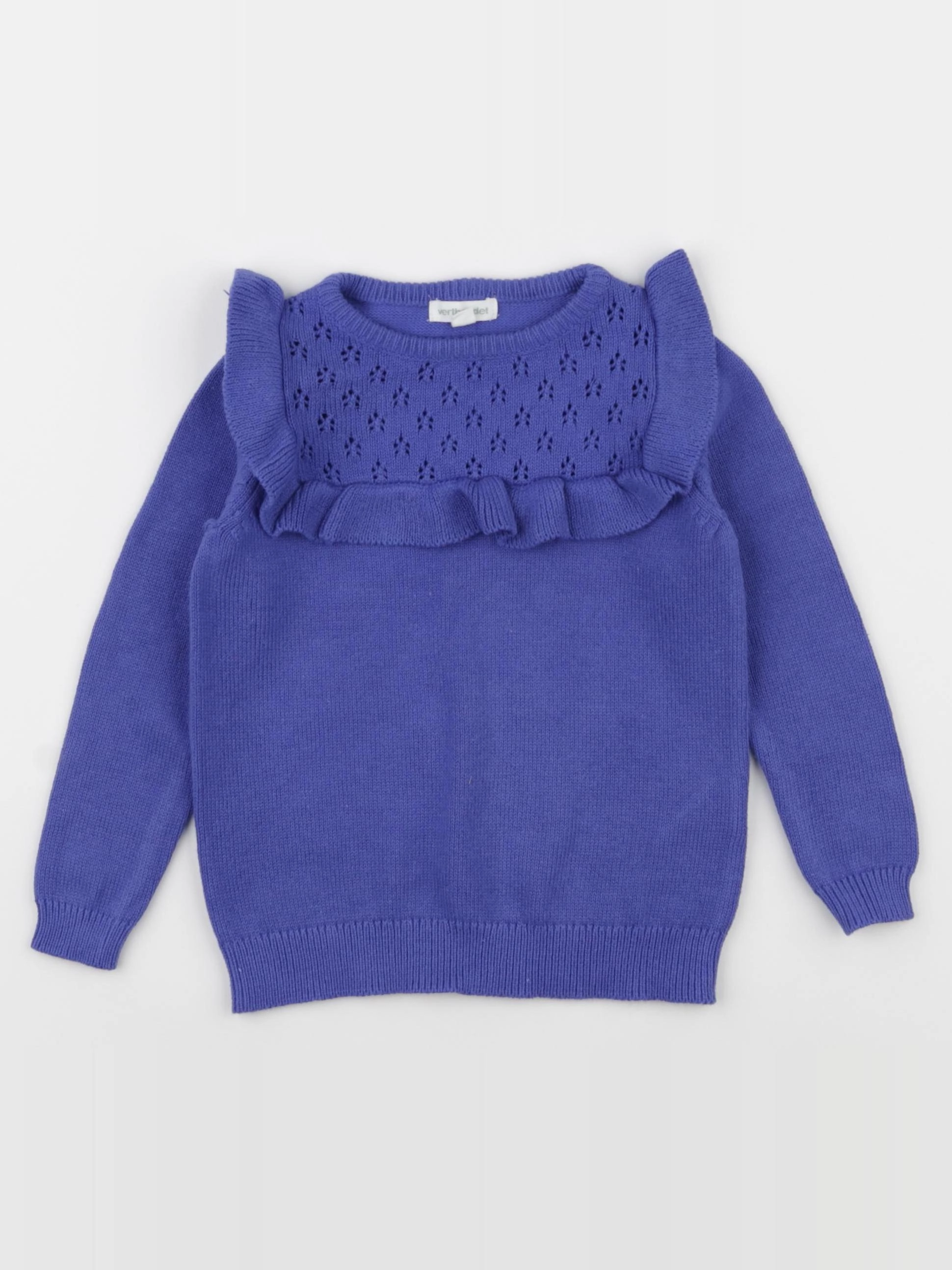 Vertbaudet - pull bleu - 3 ans