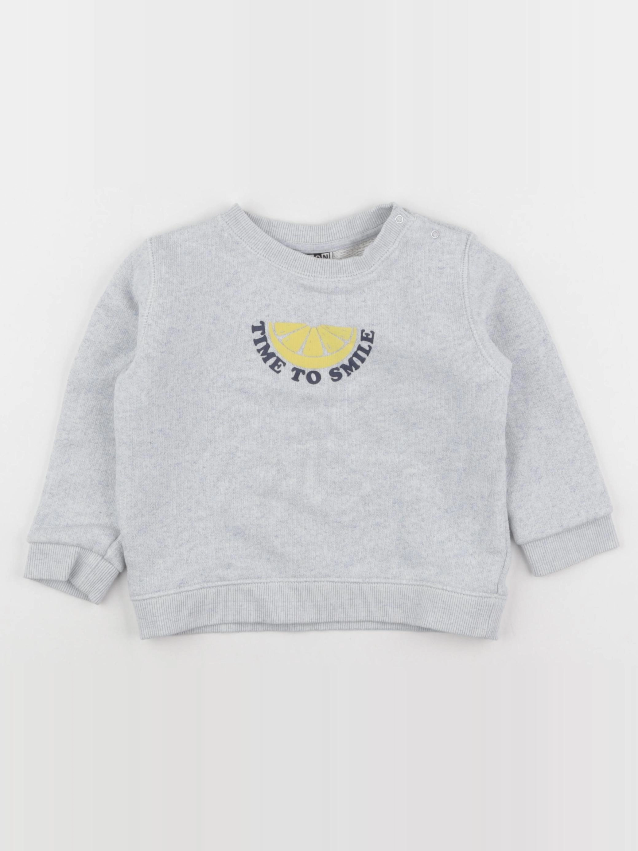 Bonton - sweat bleu - 3 ans