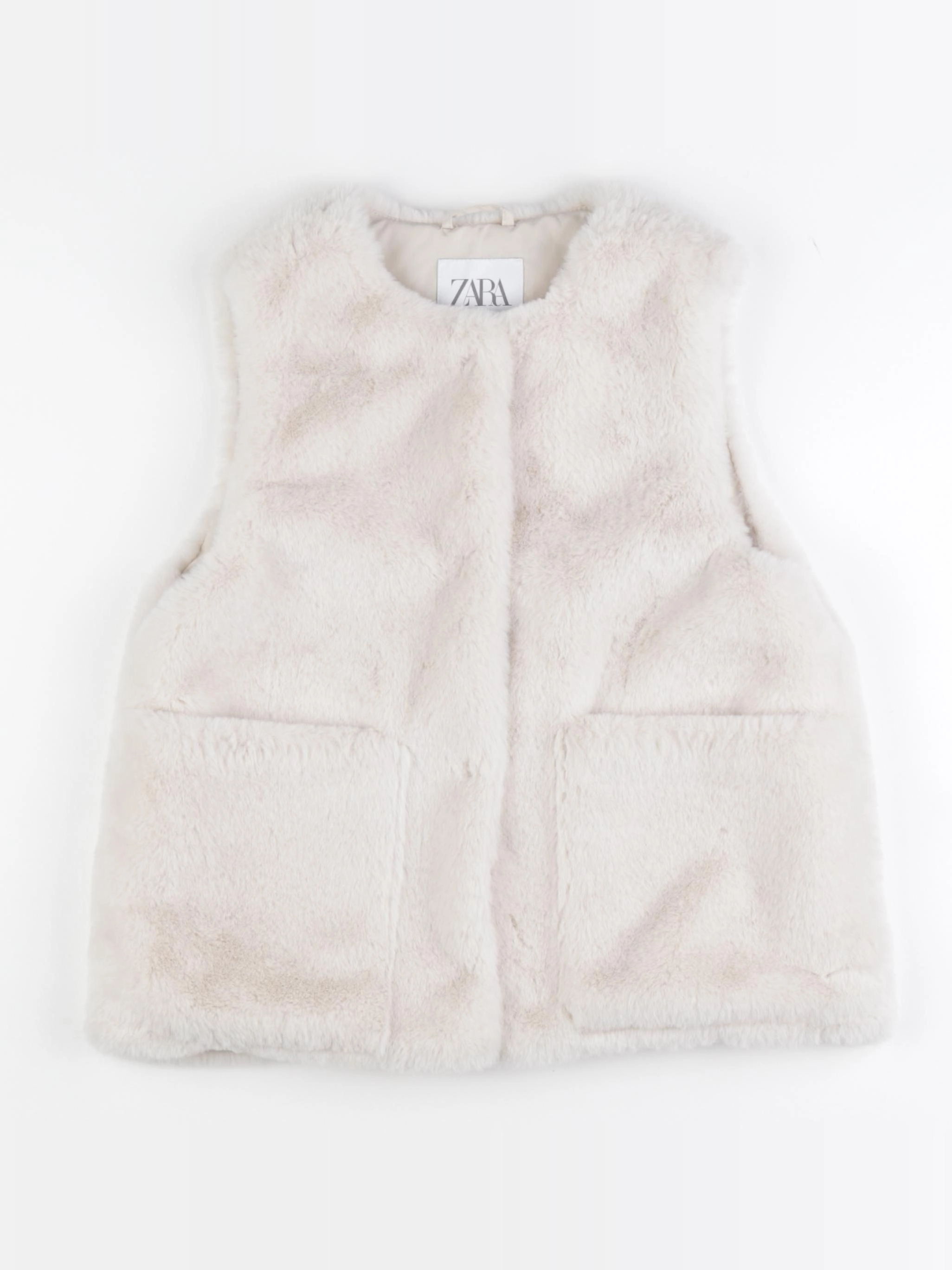 Zara - gilet beige - 8/9 ans