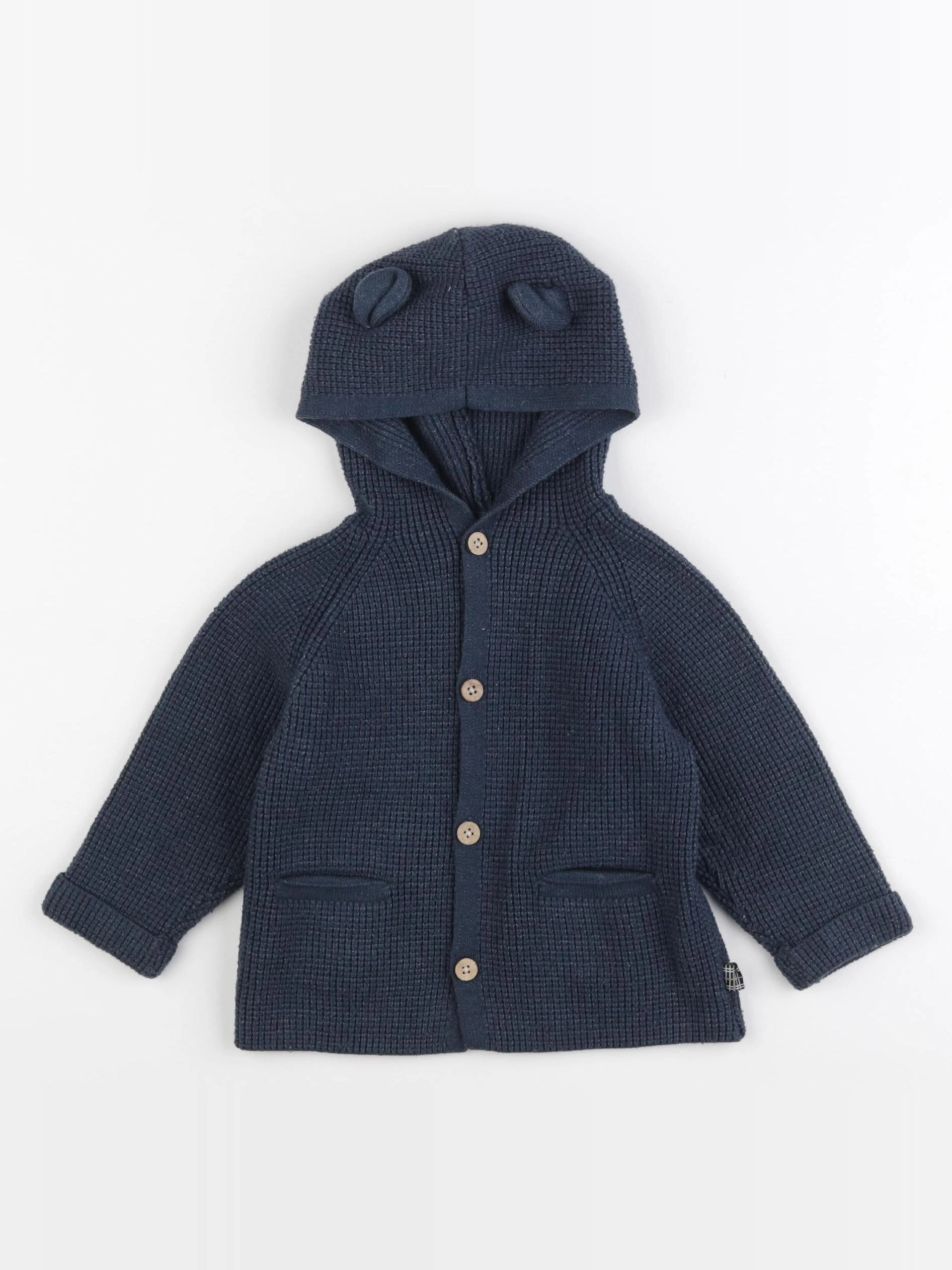 Zara - gilet bleu - 9/12 mois