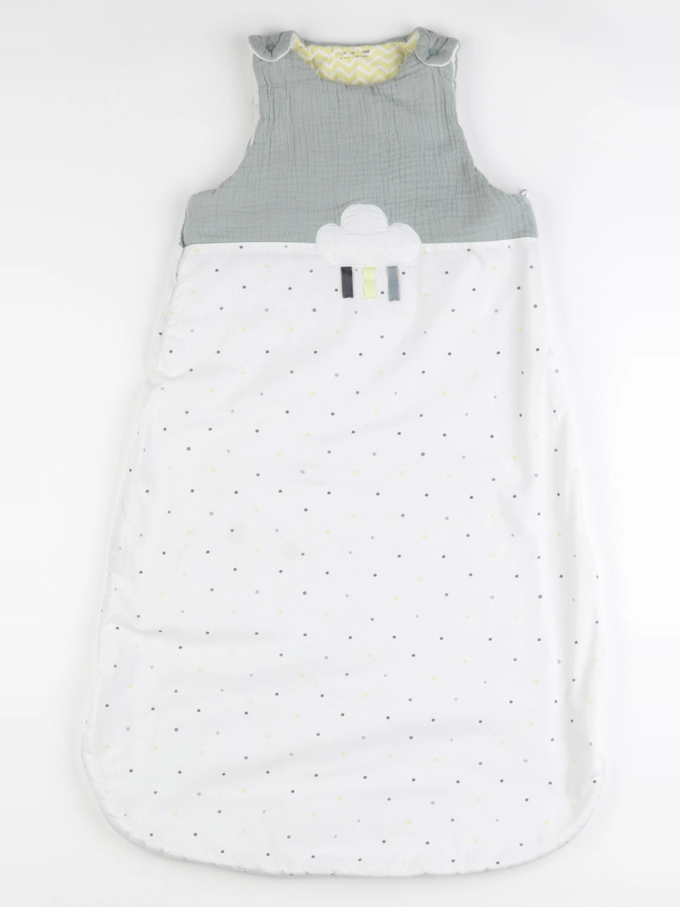 Vertbaudet - gigoteuse blanc - 6/18 mois