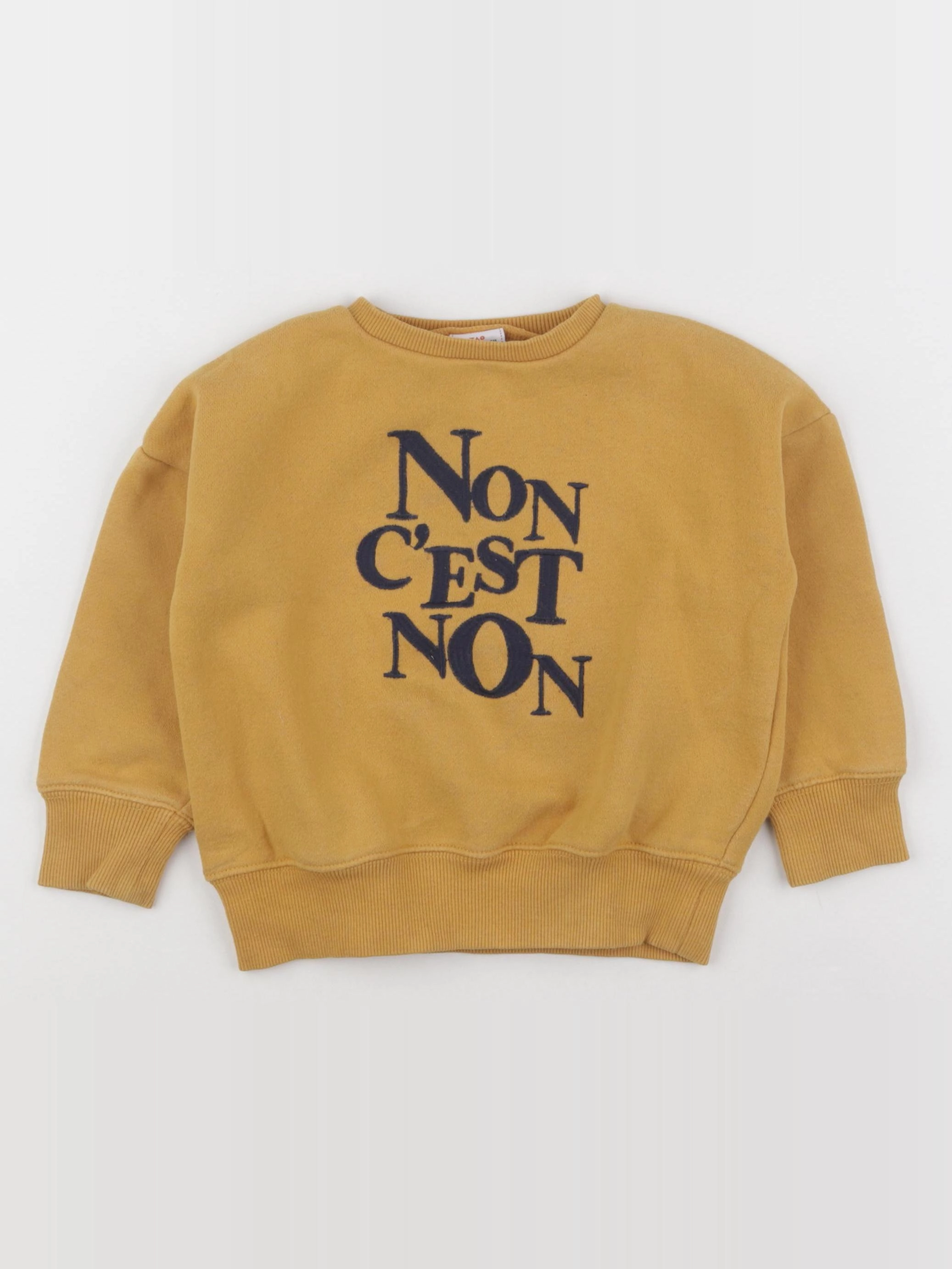 Tape à l'oeil - sweat jaune - 3 ans