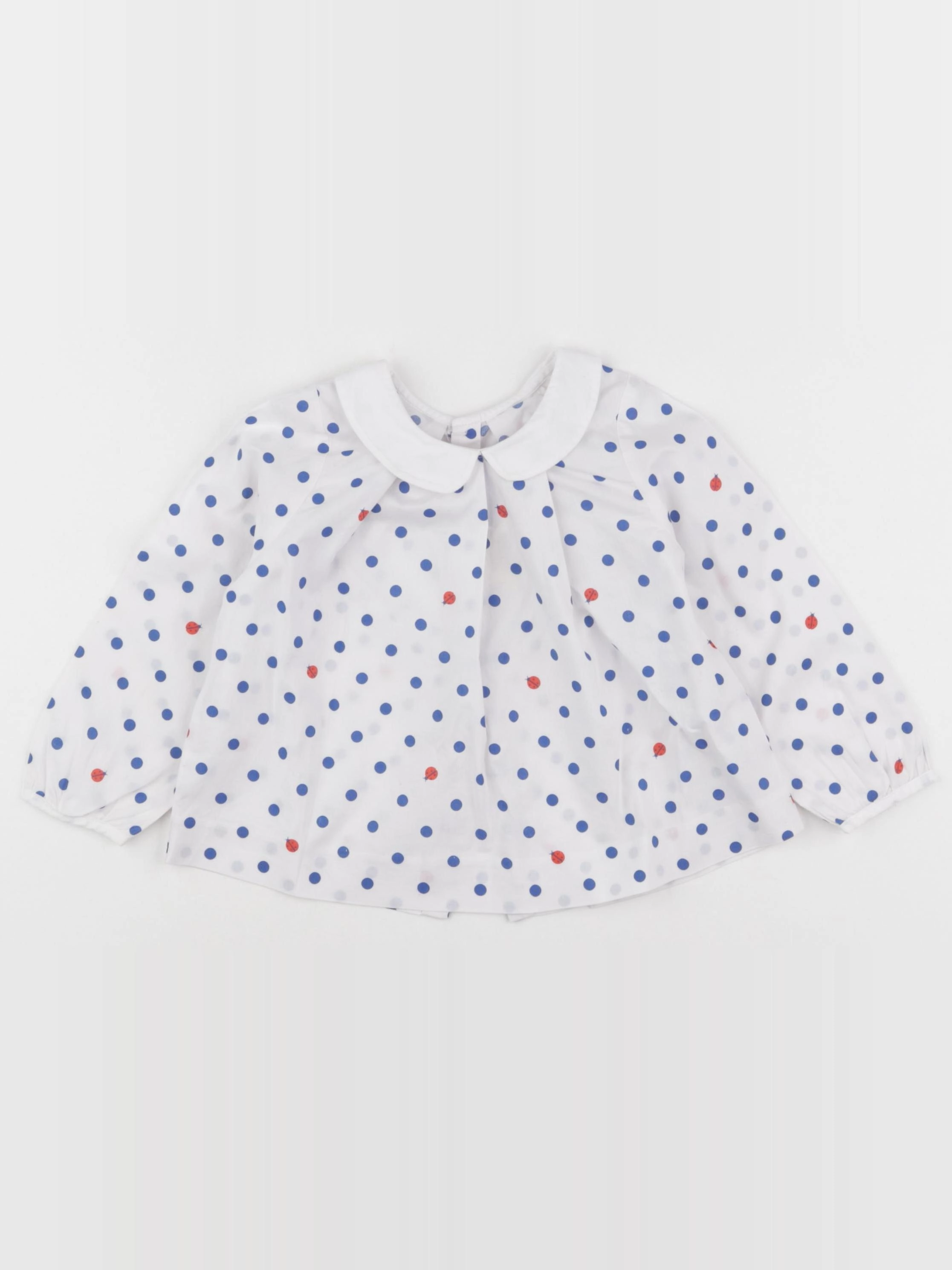 Jacadi - blouse bleu - 18 mois