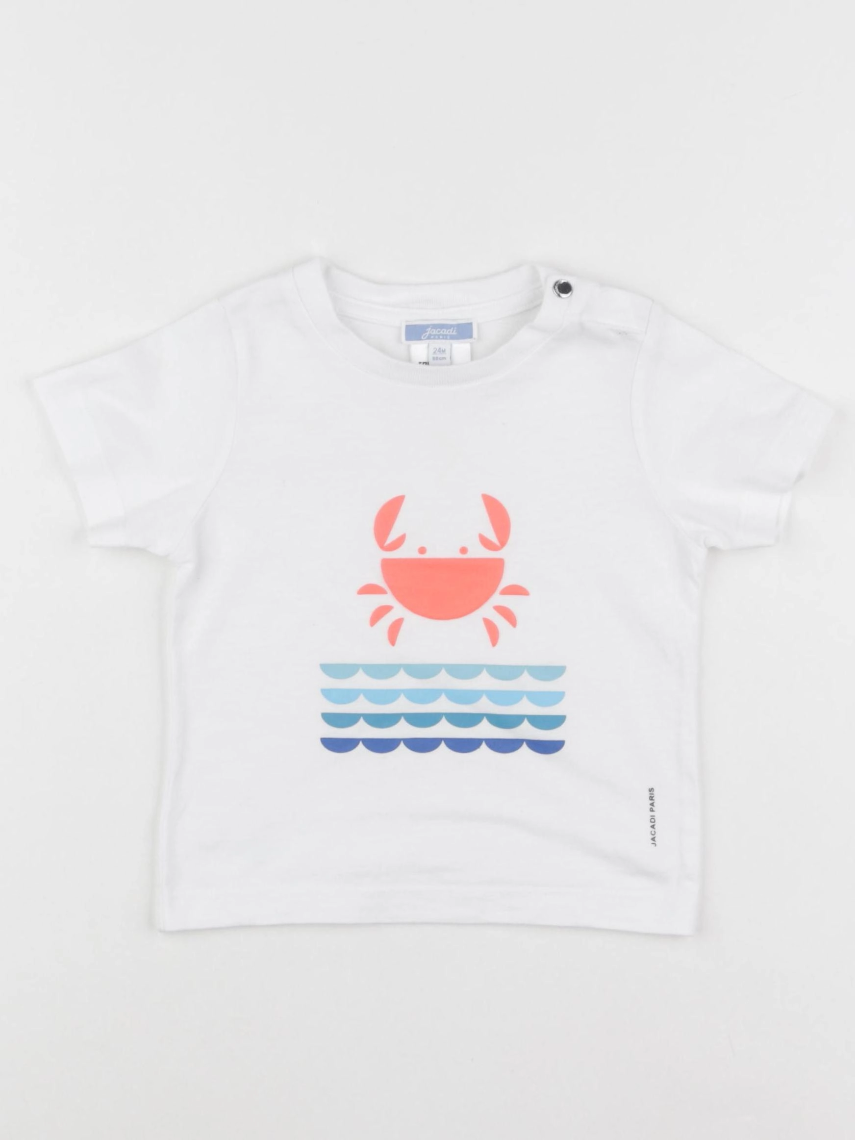 Jacadi - tee-shirt blanc - 24 mois