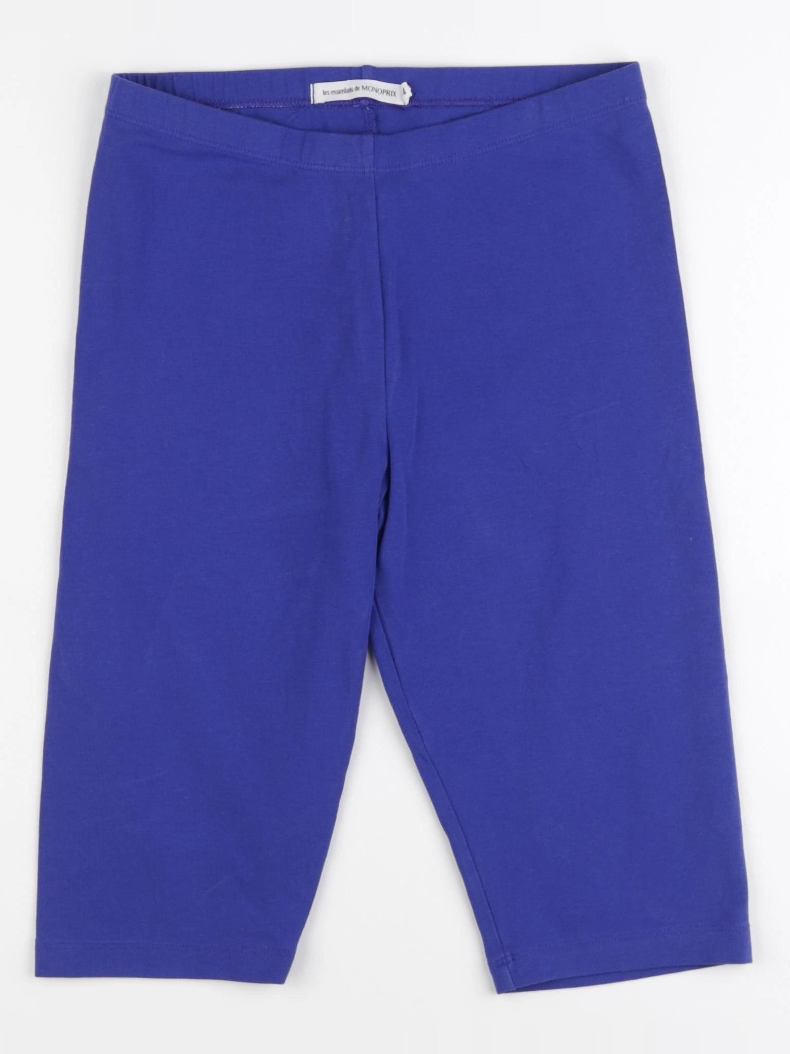 Monoprix - legging court bleu - 14 ans