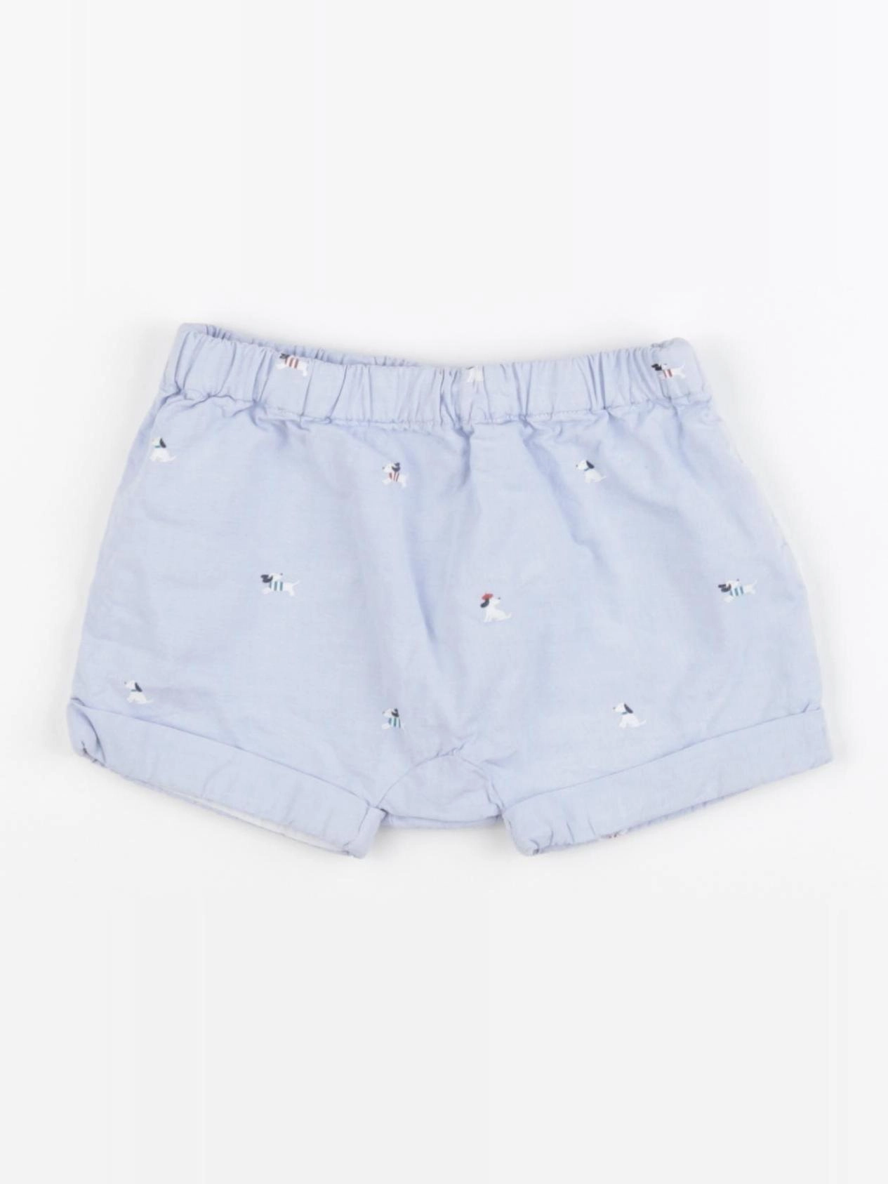 Jacadi - short bleu - 12 mois