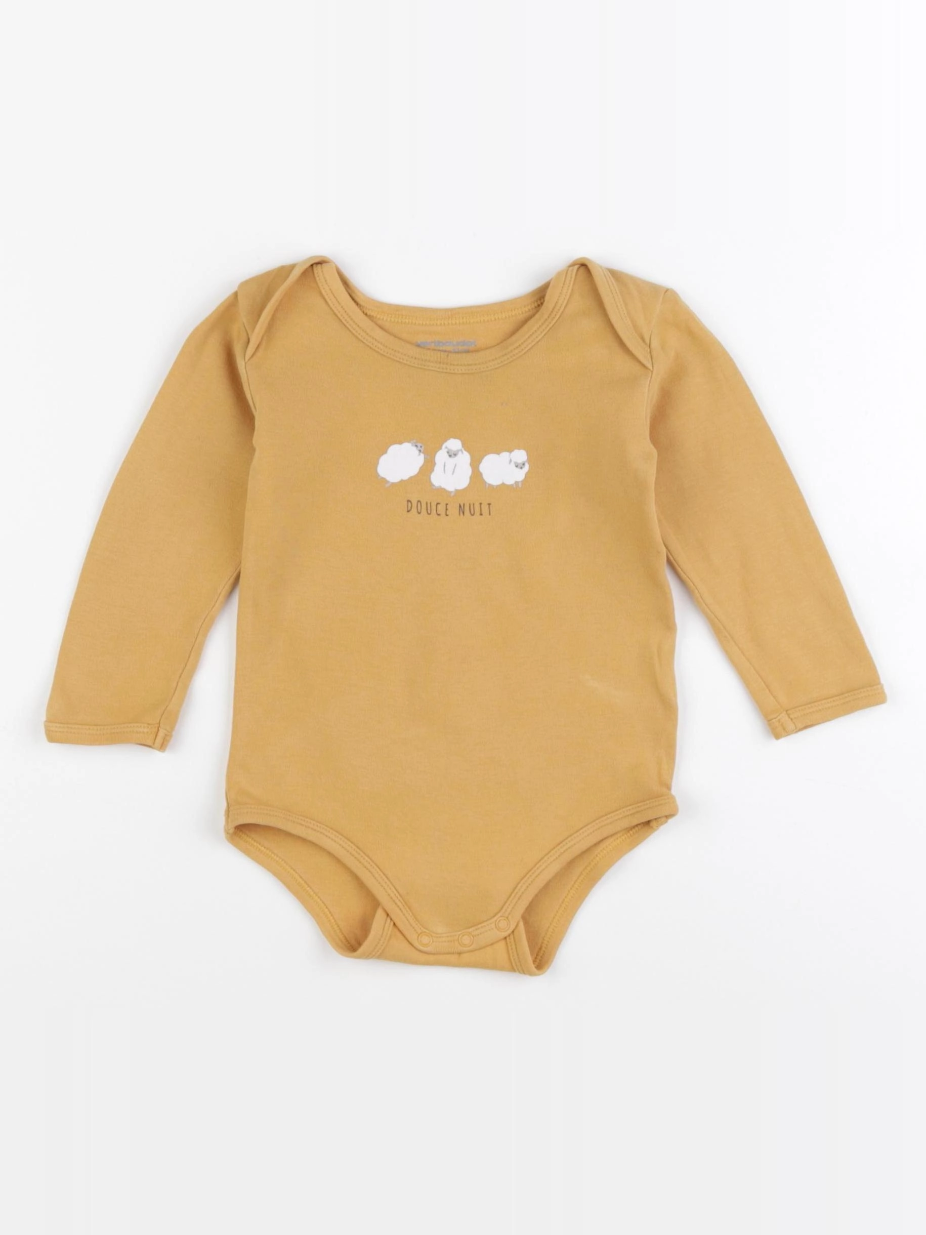 Vertbaudet - body jaune - 18 mois