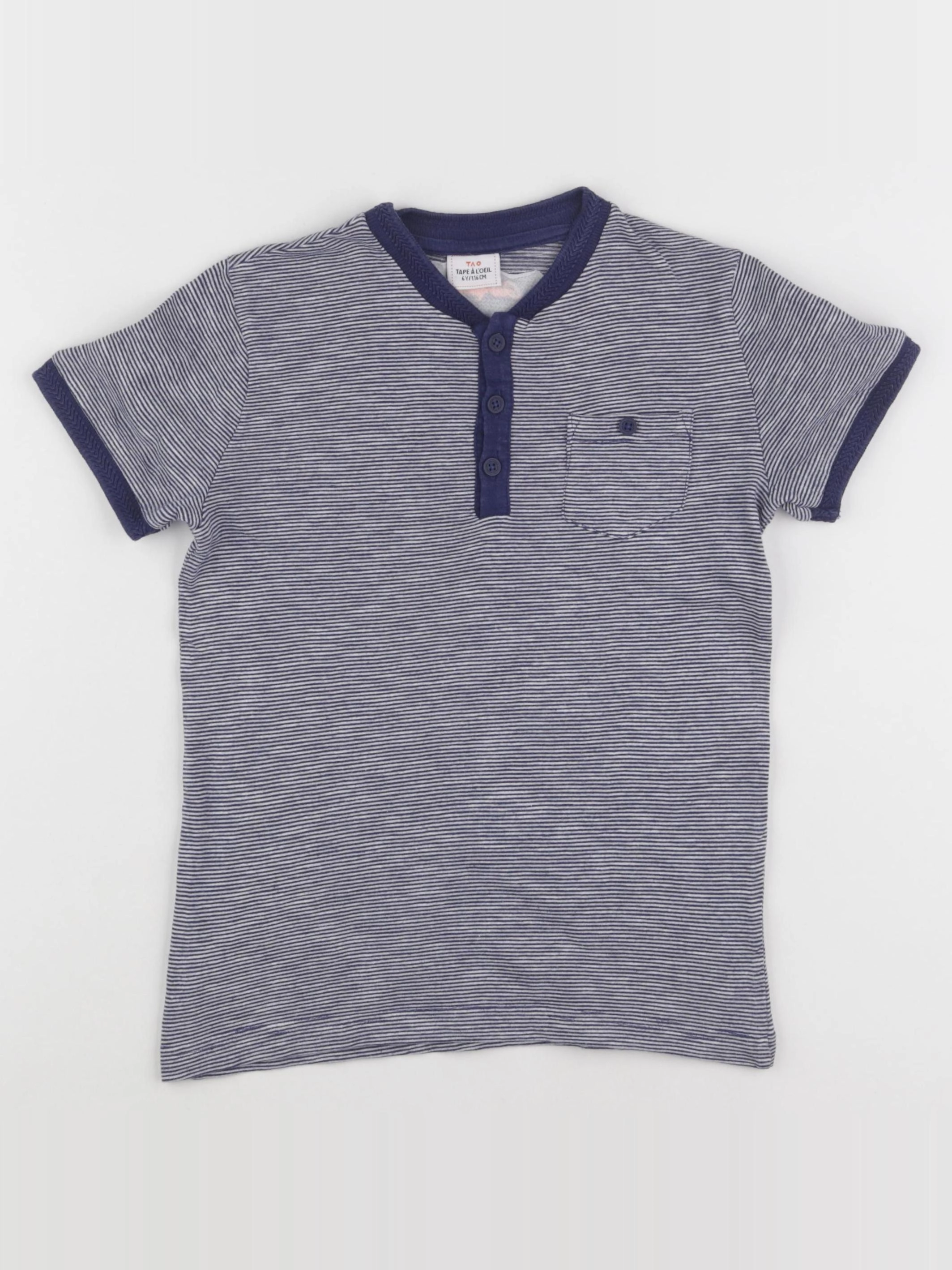 Tape à l'oeil - tee-shirt bleu - 6 ans