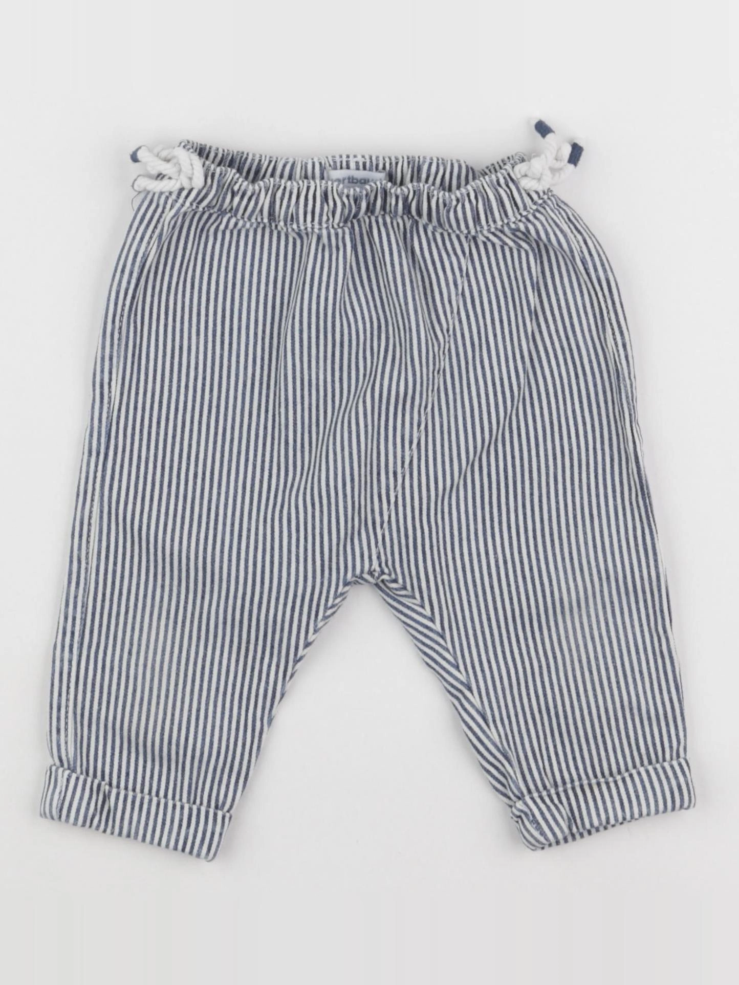 Vertbaudet - pantalon bleu - 6 mois