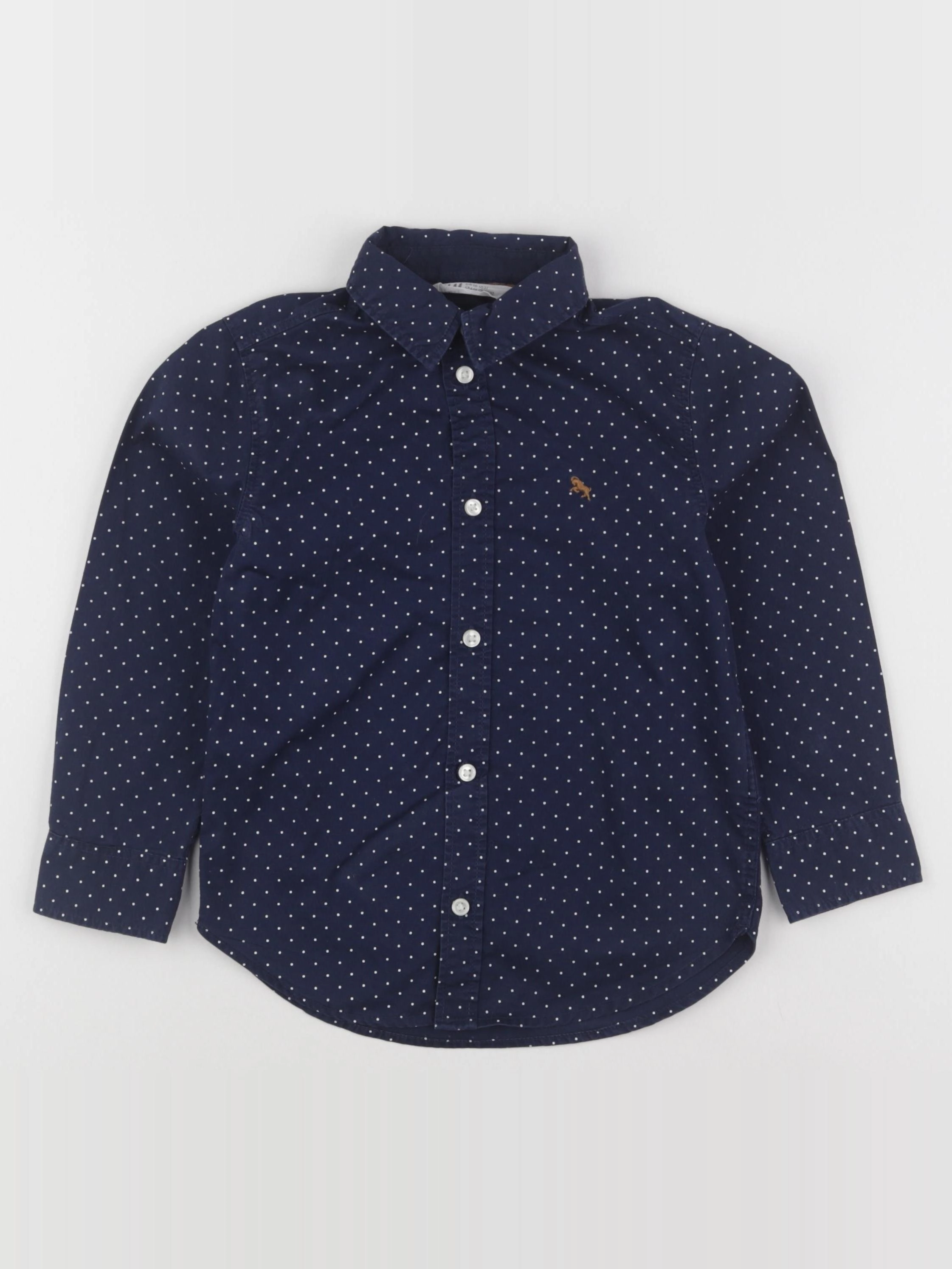 H&M - chemise bleu - 4/5 ans