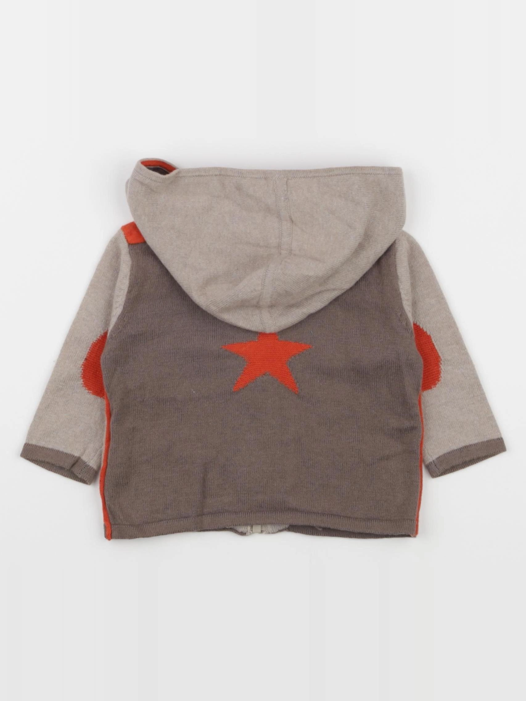 Tartine & Chocolat - gilet beige - 6 mois