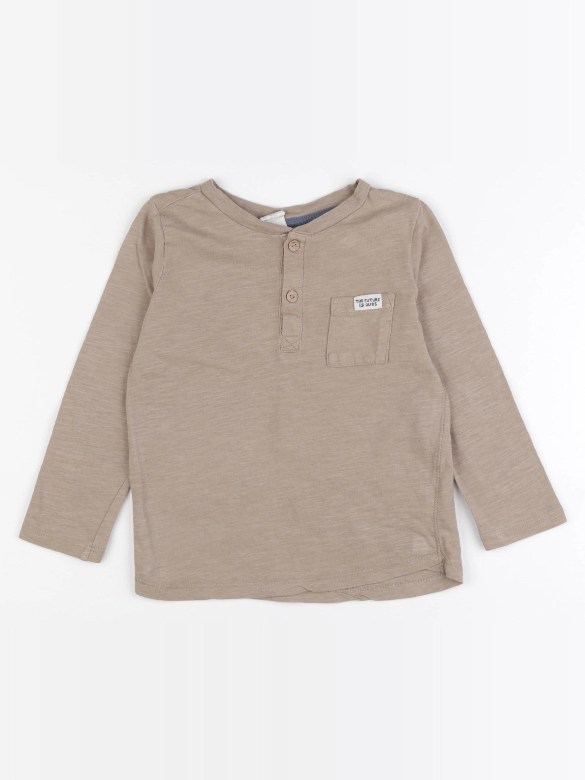H&M - tee-shirt beige - 12/18 mois