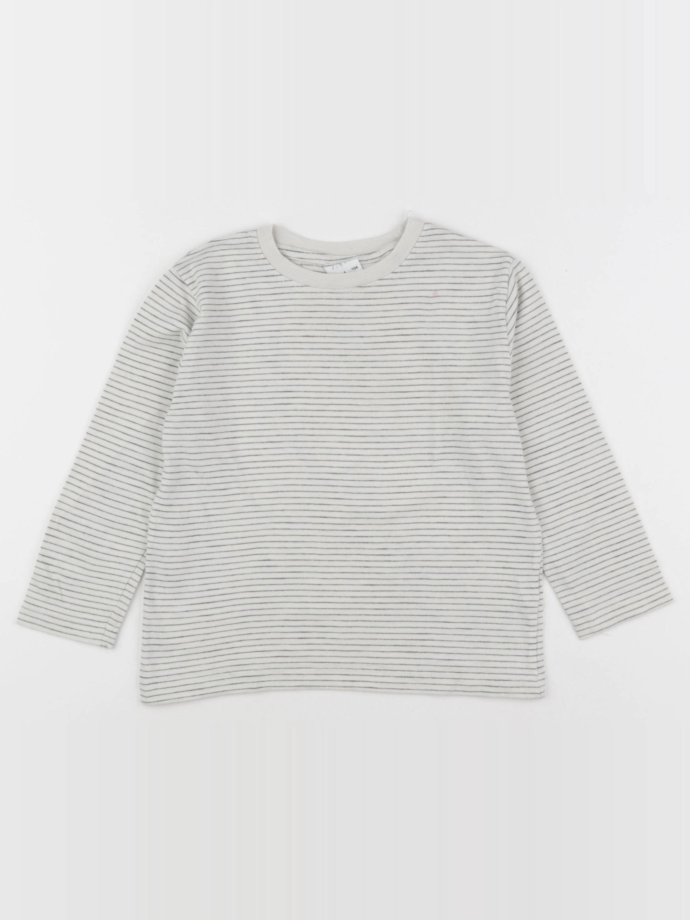 Zara - tee-shirt beige - 3/4 ans