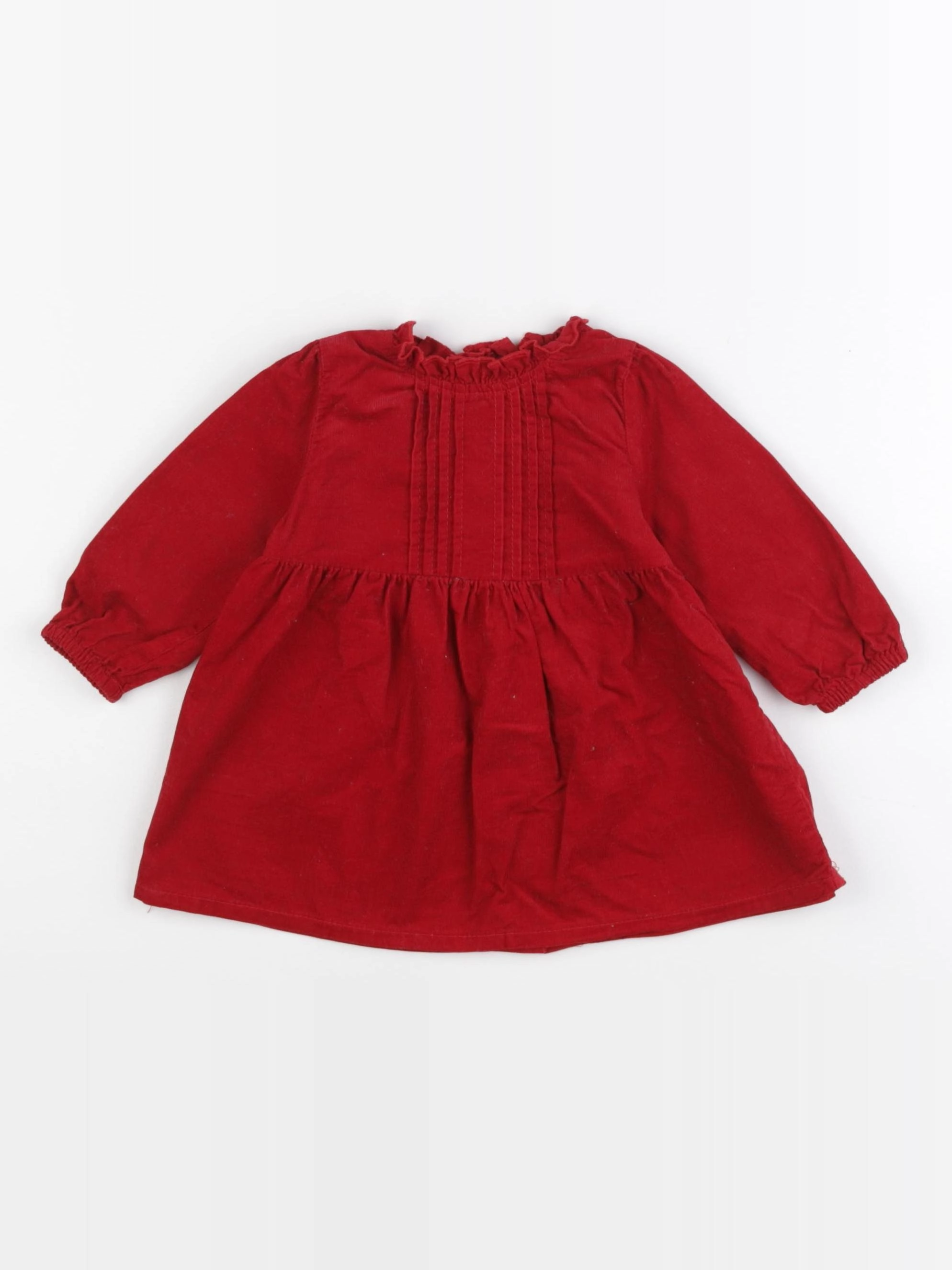 Vertbaudet - robe rouge - 6 mois