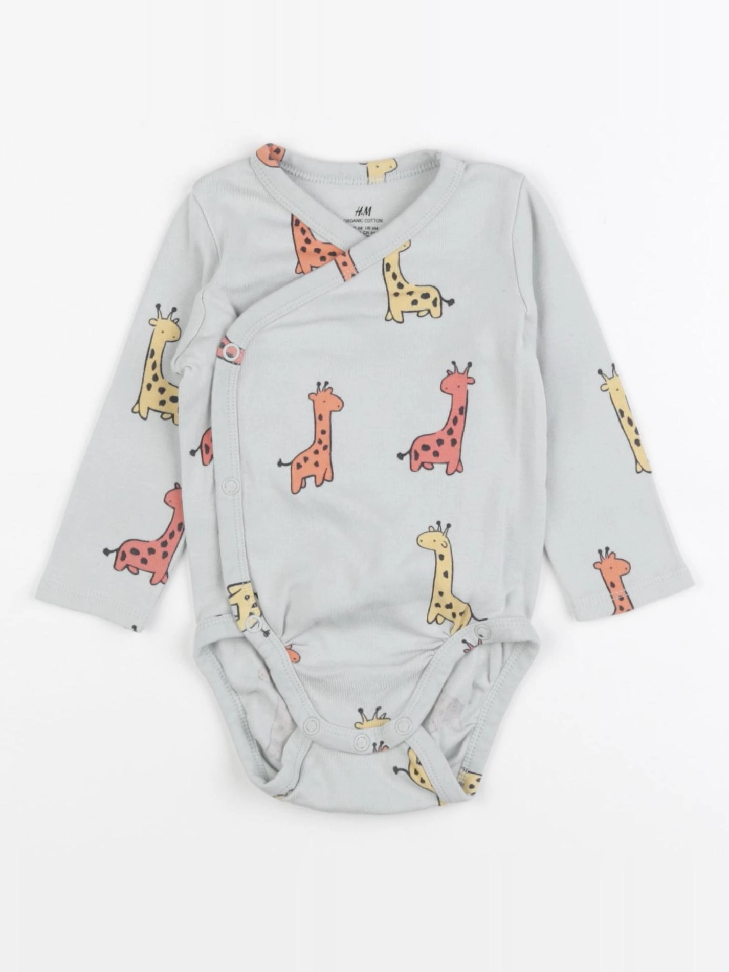 H&M - body multicolore - 4/6 mois