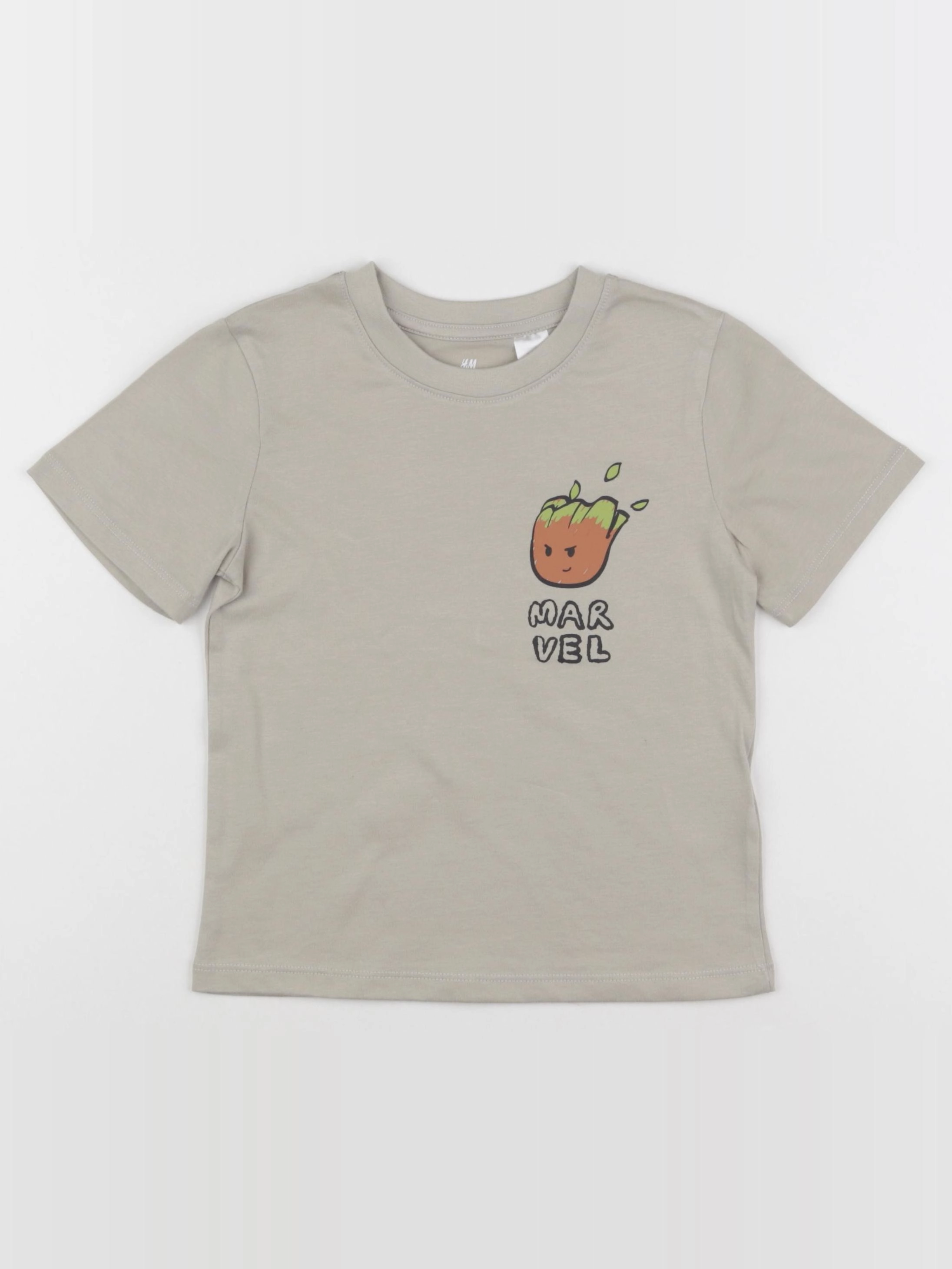 H&M - tee-shirt beige - 3/4 ans