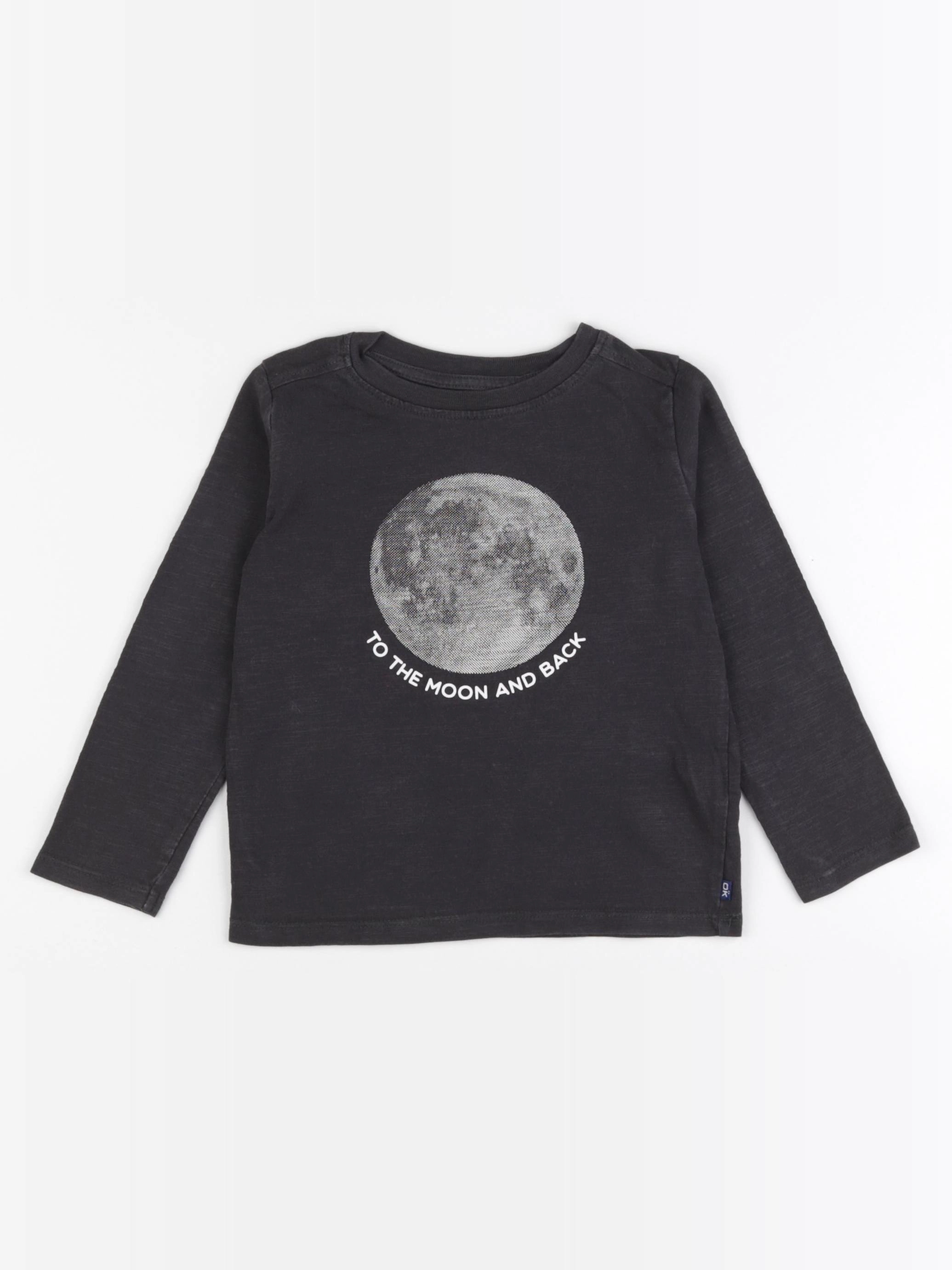 Okaidi - tee-shirt noir - 3 ans