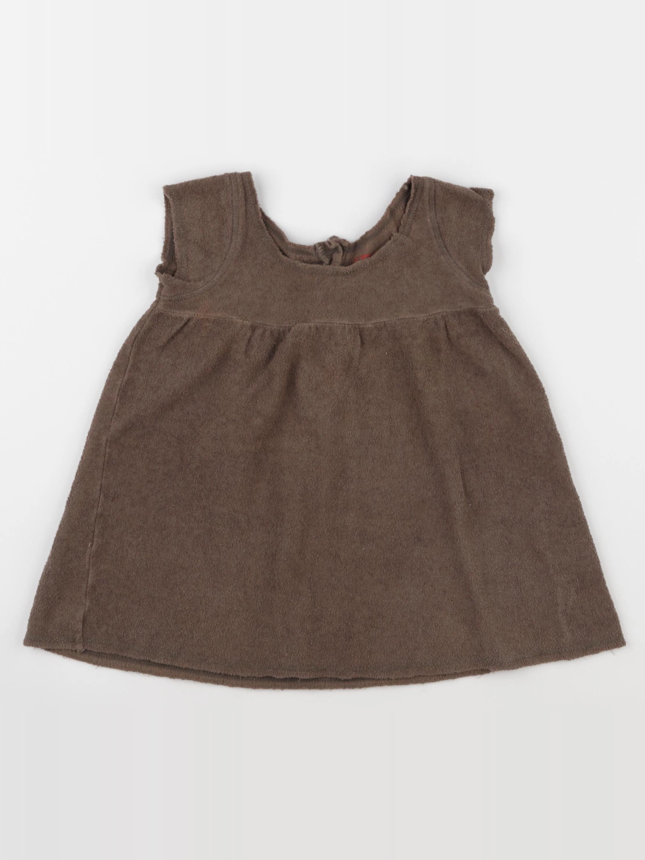 Bonton - robe marron - 18 mois